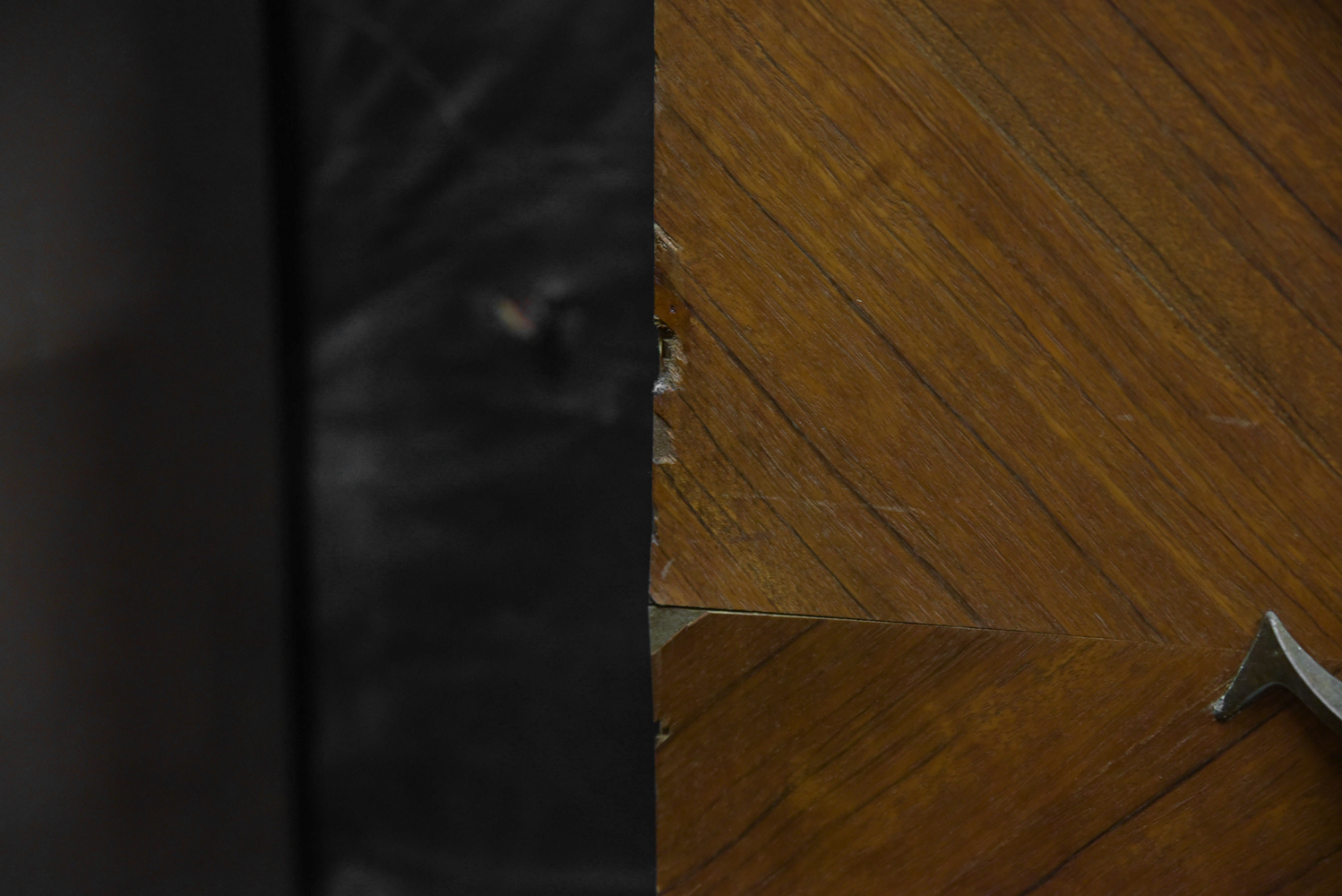 Art Deco Style Walnut and Veneer Cabinet