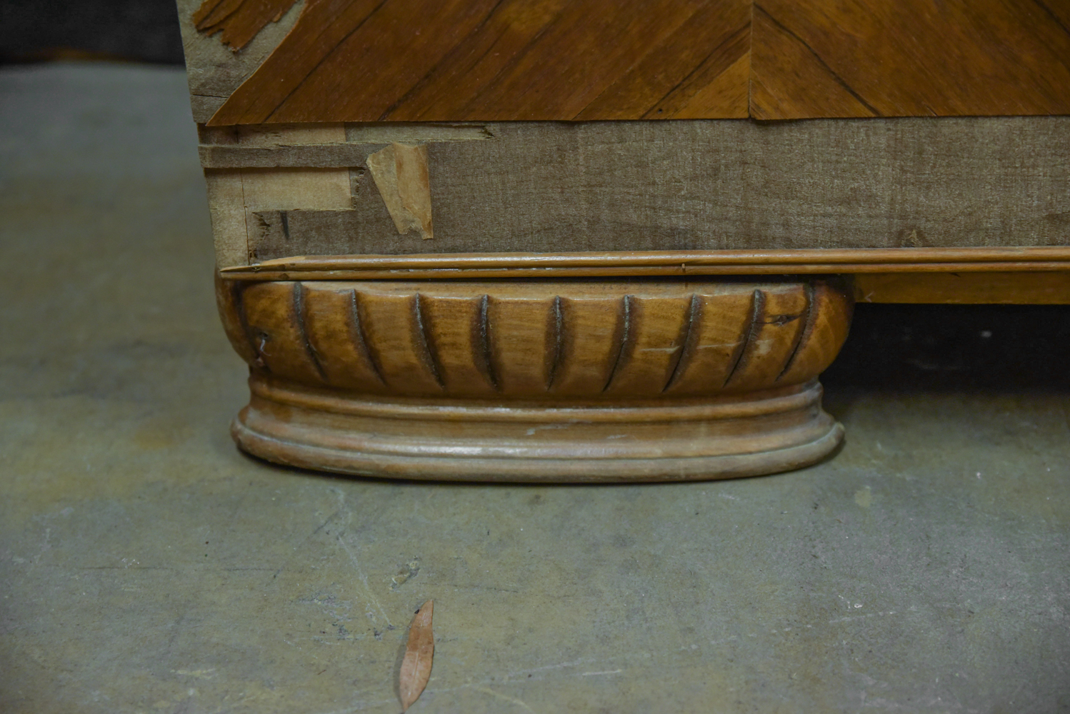 Art Deco Style Walnut and Veneer Cabinet