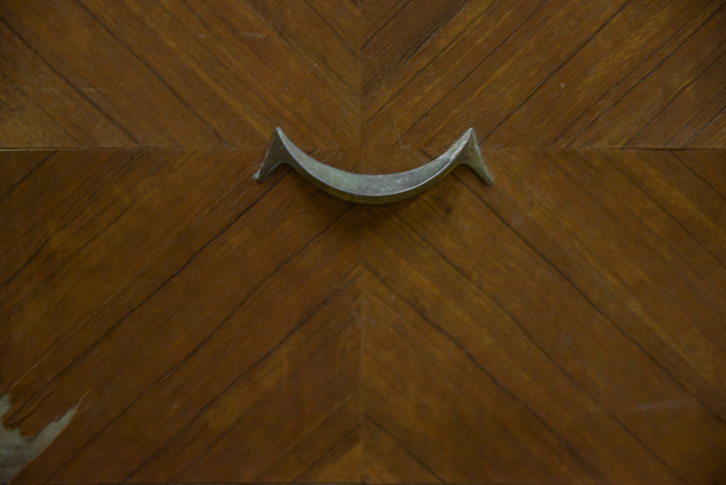 Art Deco Style Walnut and Veneer Cabinet