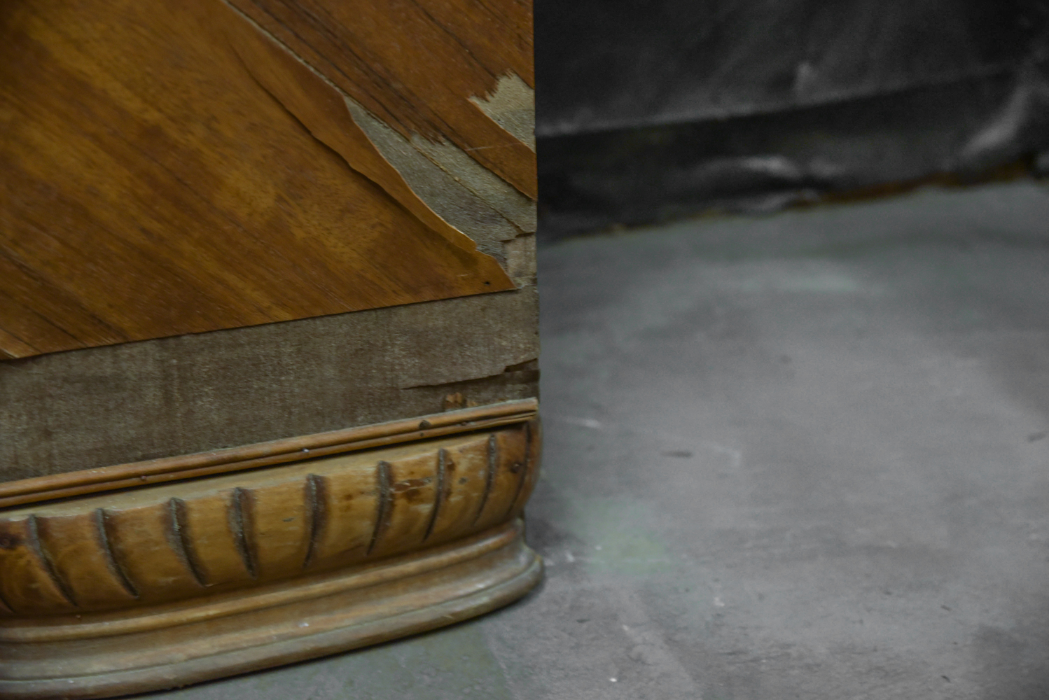 Art Deco Style Walnut and Veneer Cabinet