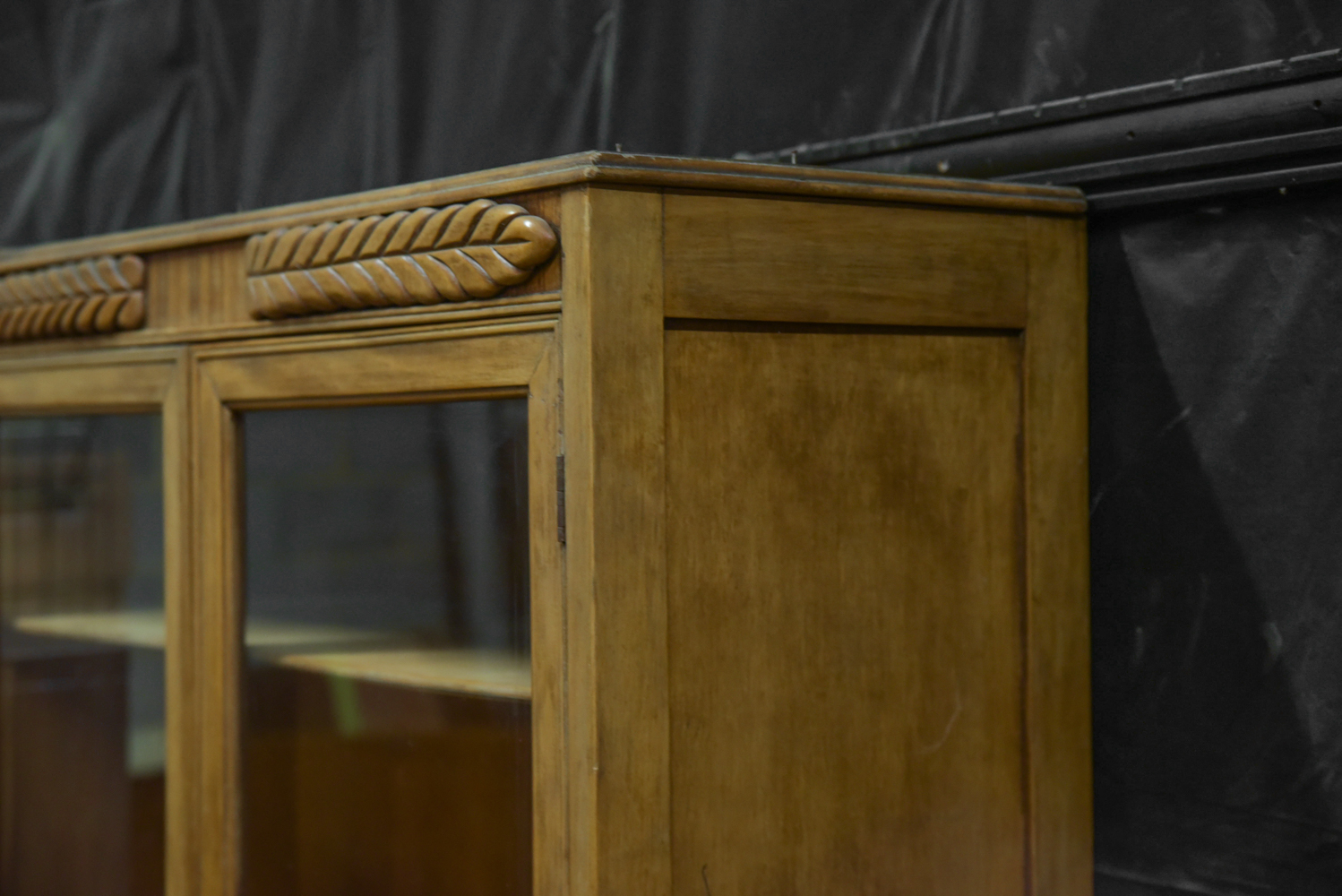 Art Deco Style Walnut and Veneer Cabinet