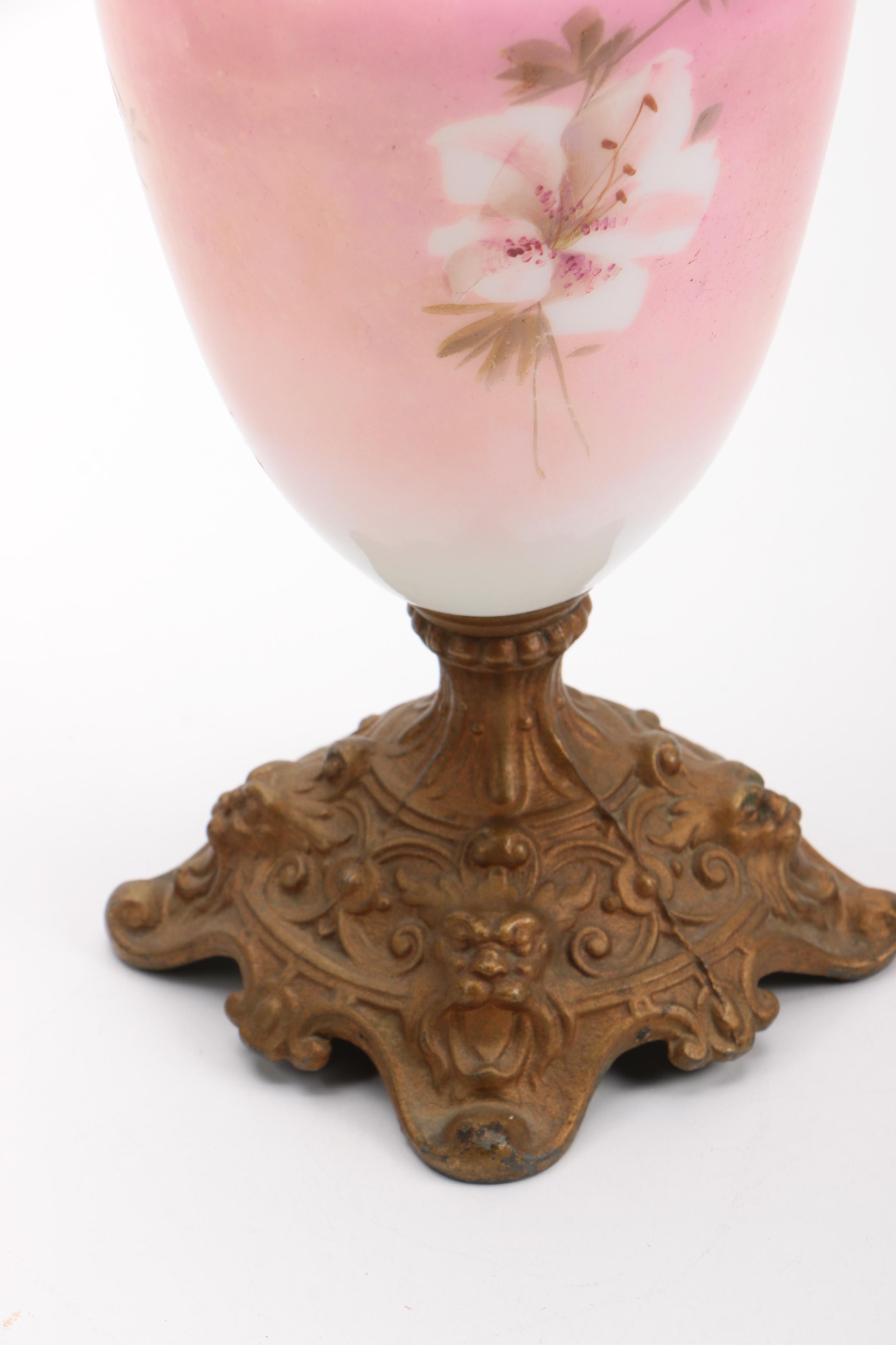 Ornate Metal and Ceramic Ewers