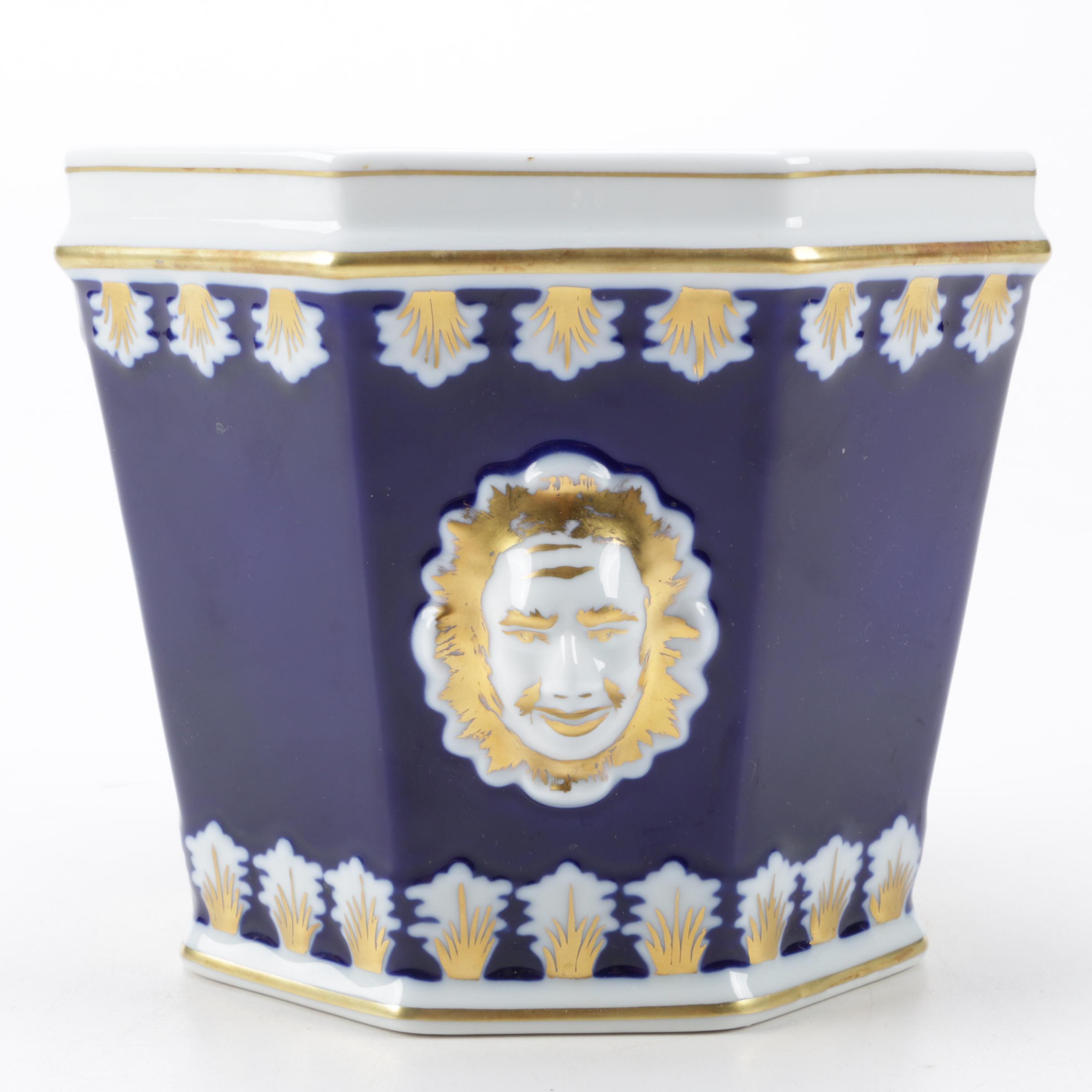 Mottahedeh Vista Alegre Cache Pot from Portugal