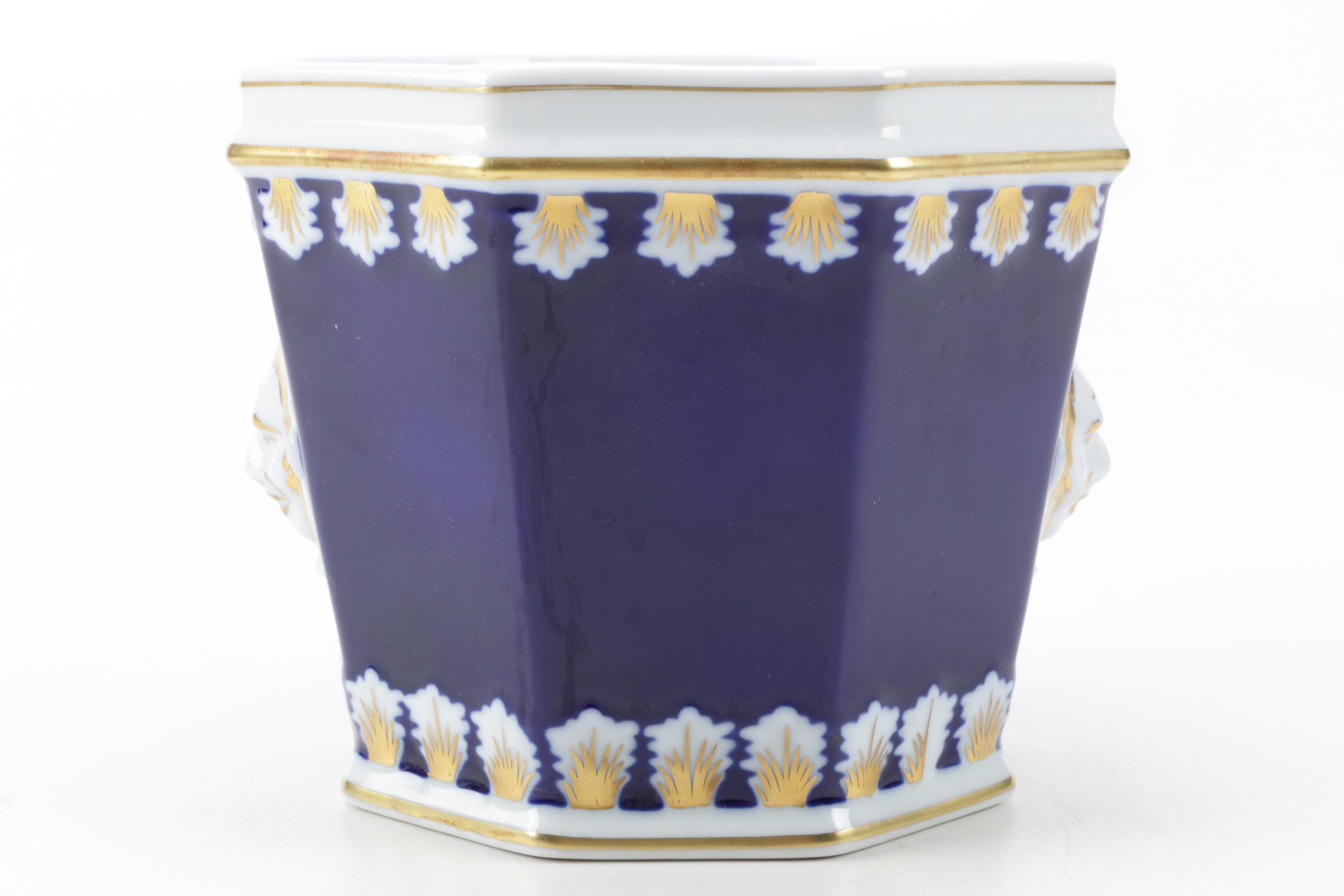 Mottahedeh Vista Alegre Cache Pot from Portugal