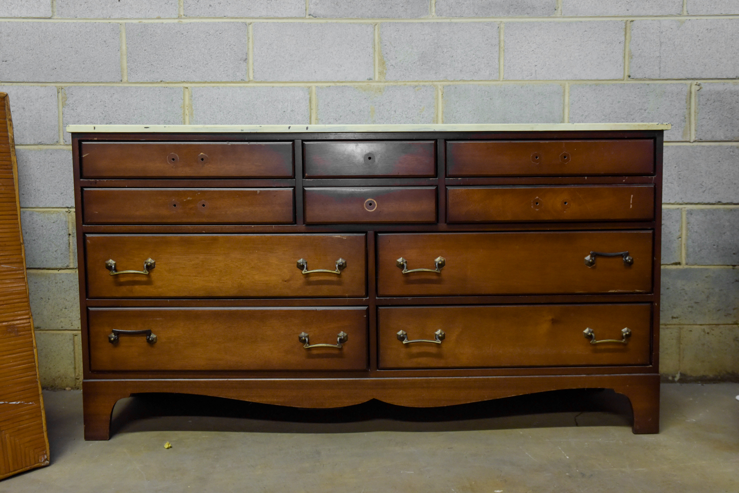 Mid-Century Two-Piece China Cabinet
