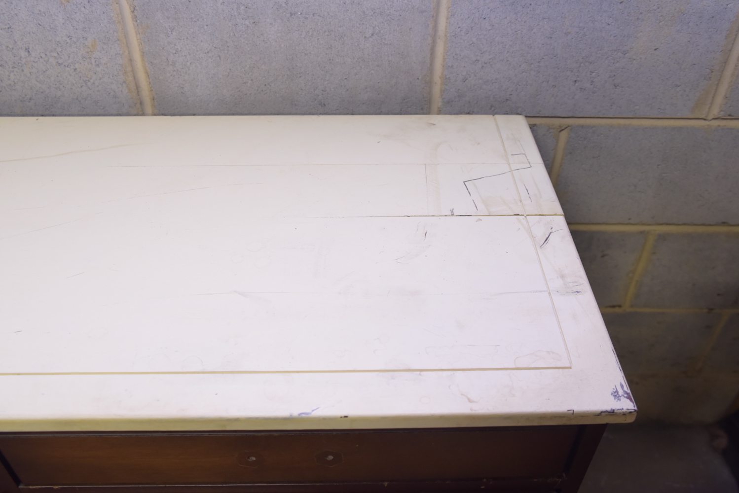 Mid-Century Two-Piece China Cabinet