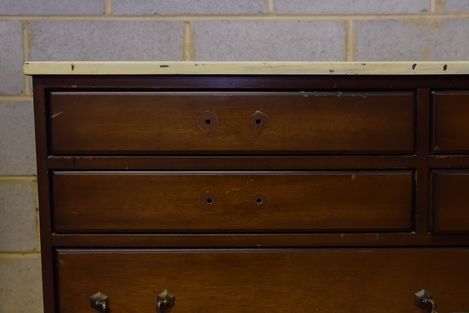 Mid-Century Two-Piece China Cabinet