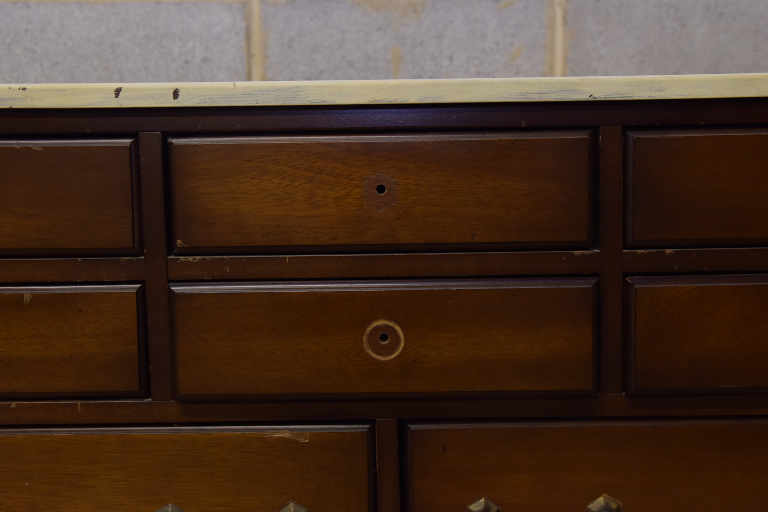 Mid-Century Two-Piece China Cabinet