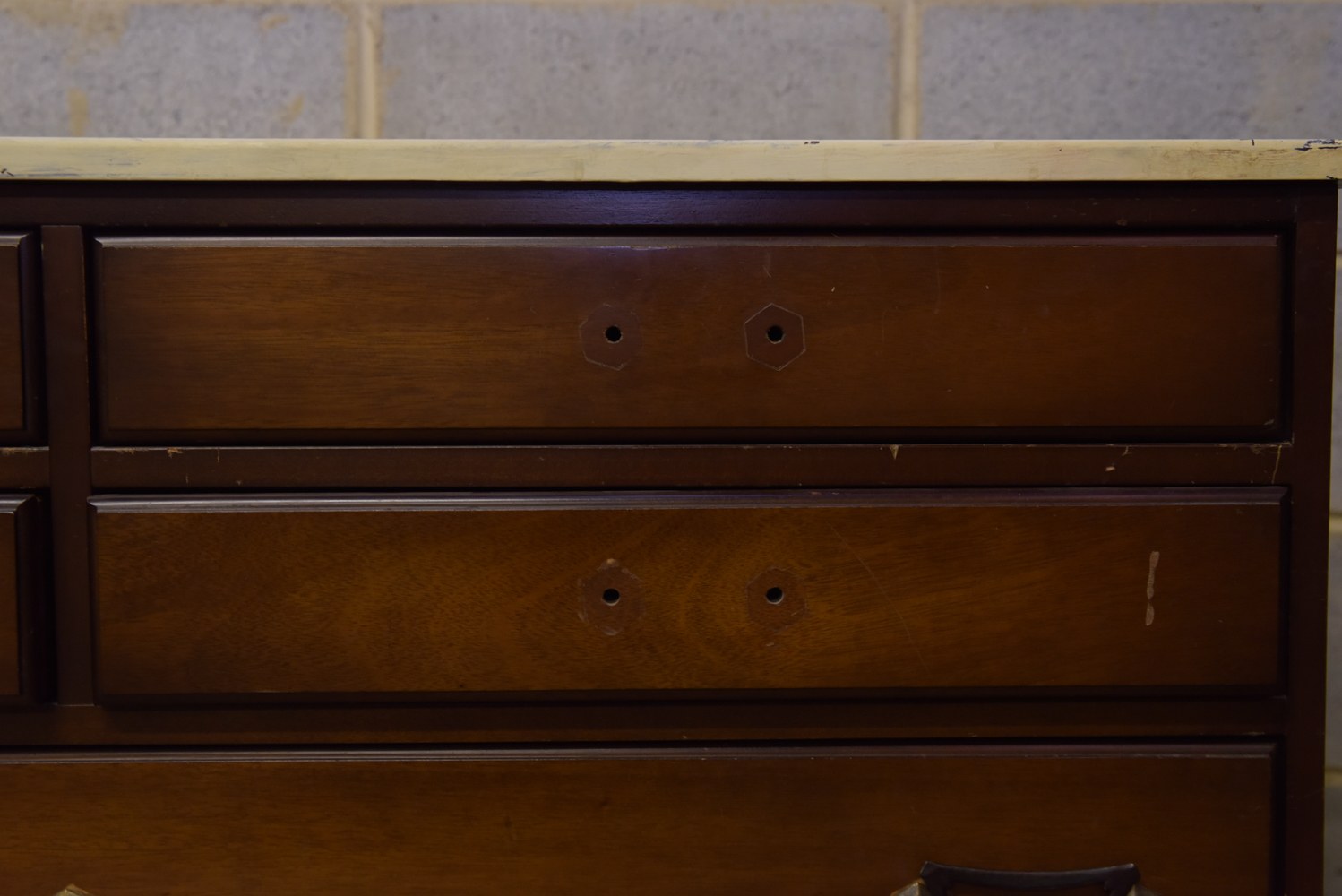 Mid-Century Two-Piece China Cabinet