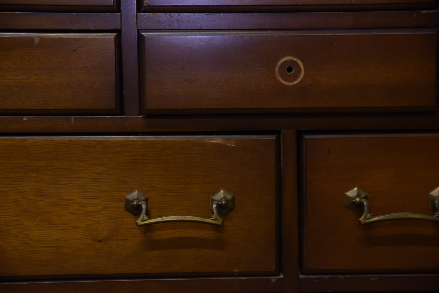 Mid-Century Two-Piece China Cabinet