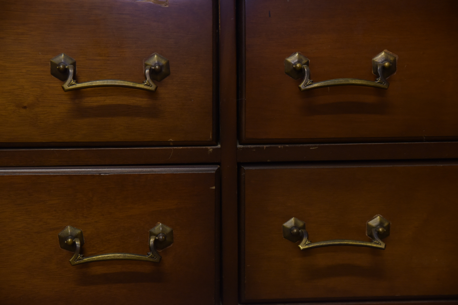 Mid-Century Two-Piece China Cabinet
