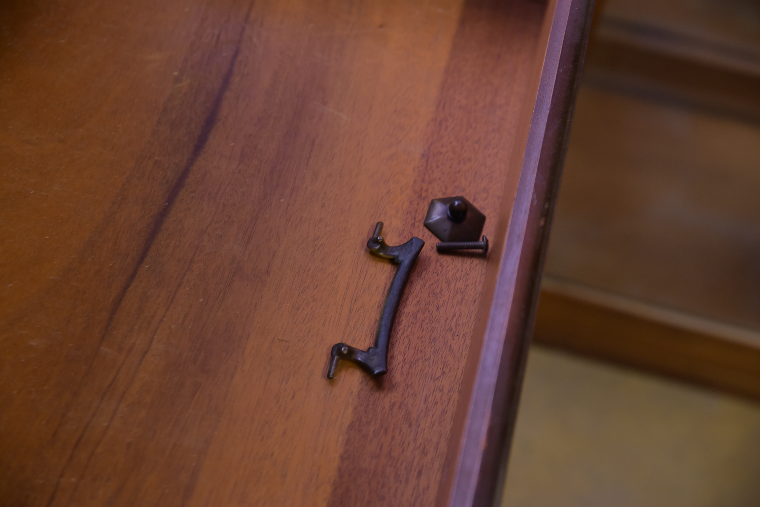 Mid-Century Two-Piece China Cabinet