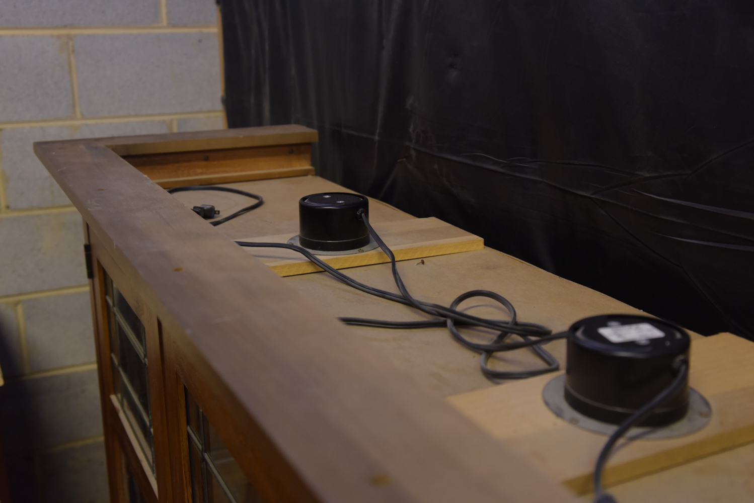 Mid-Century Two-Piece China Cabinet