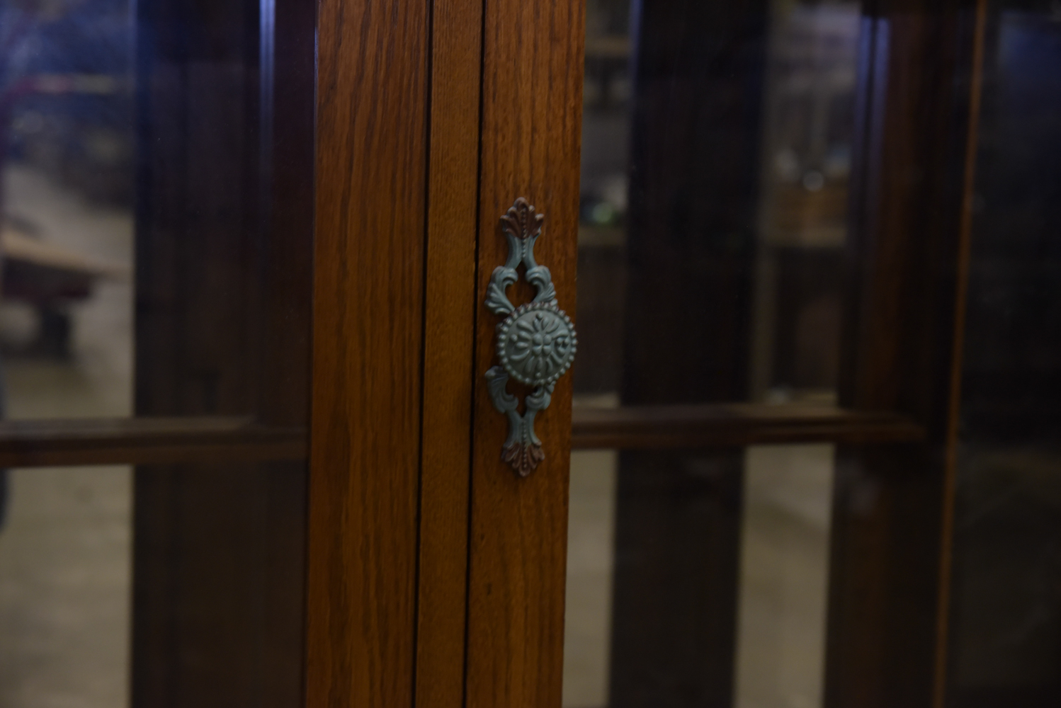 Mid-Century Two-Piece China Cabinet