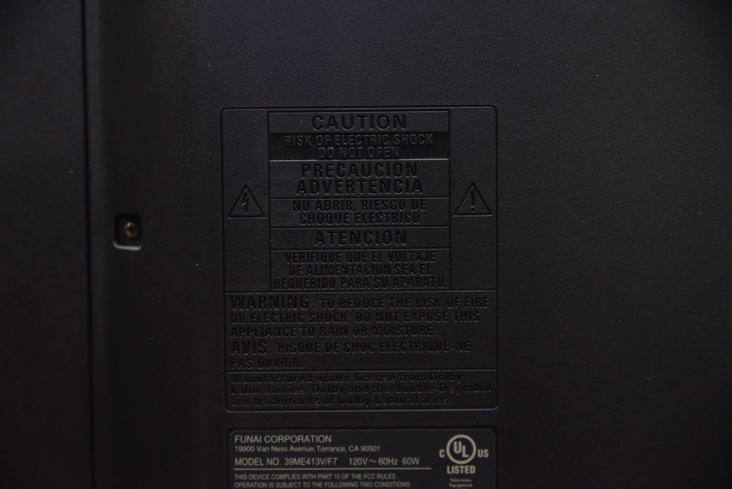 Magnavox Flat Screen Television