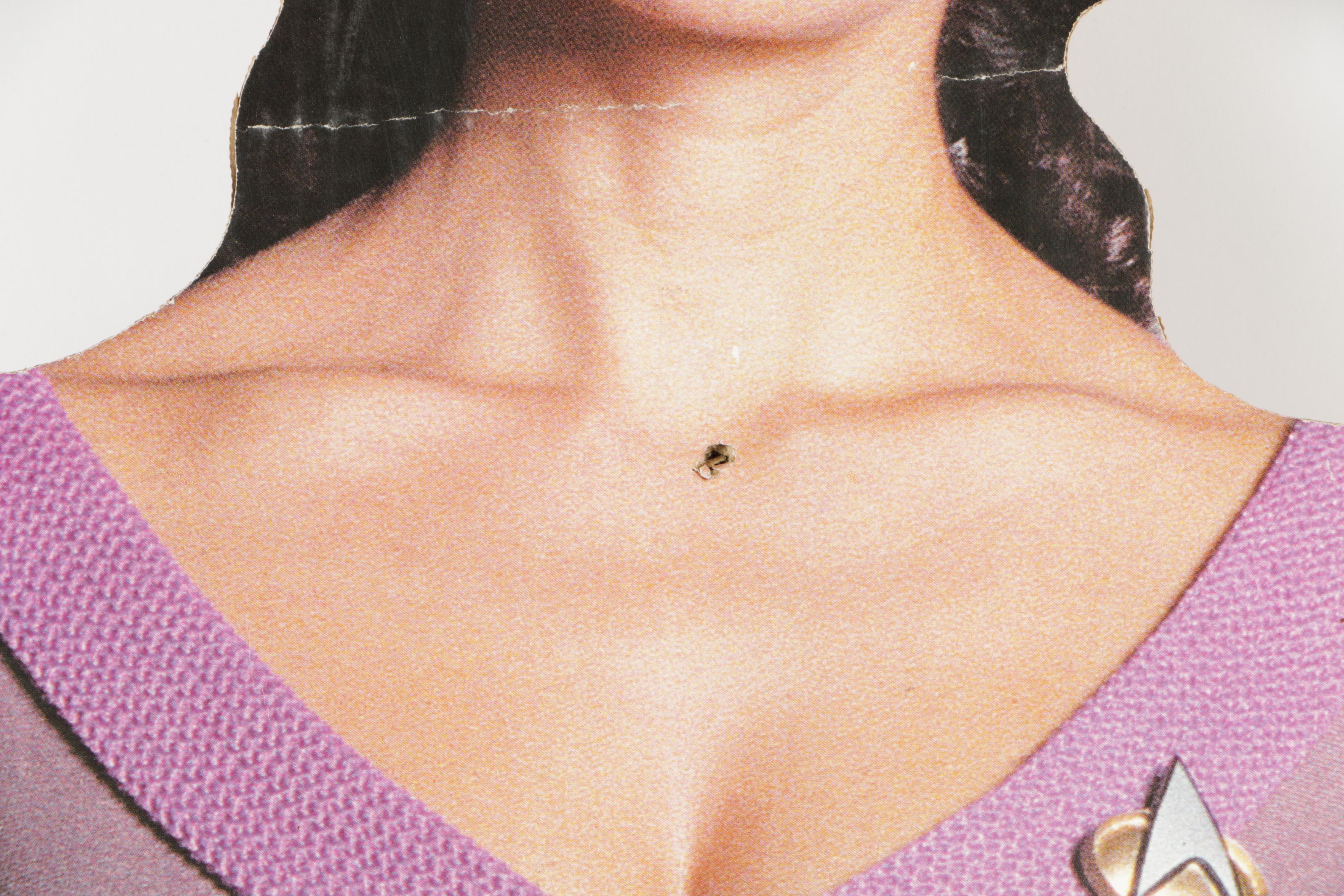 Standee of Deanna Troi from "Star Trek: The Next Generation"