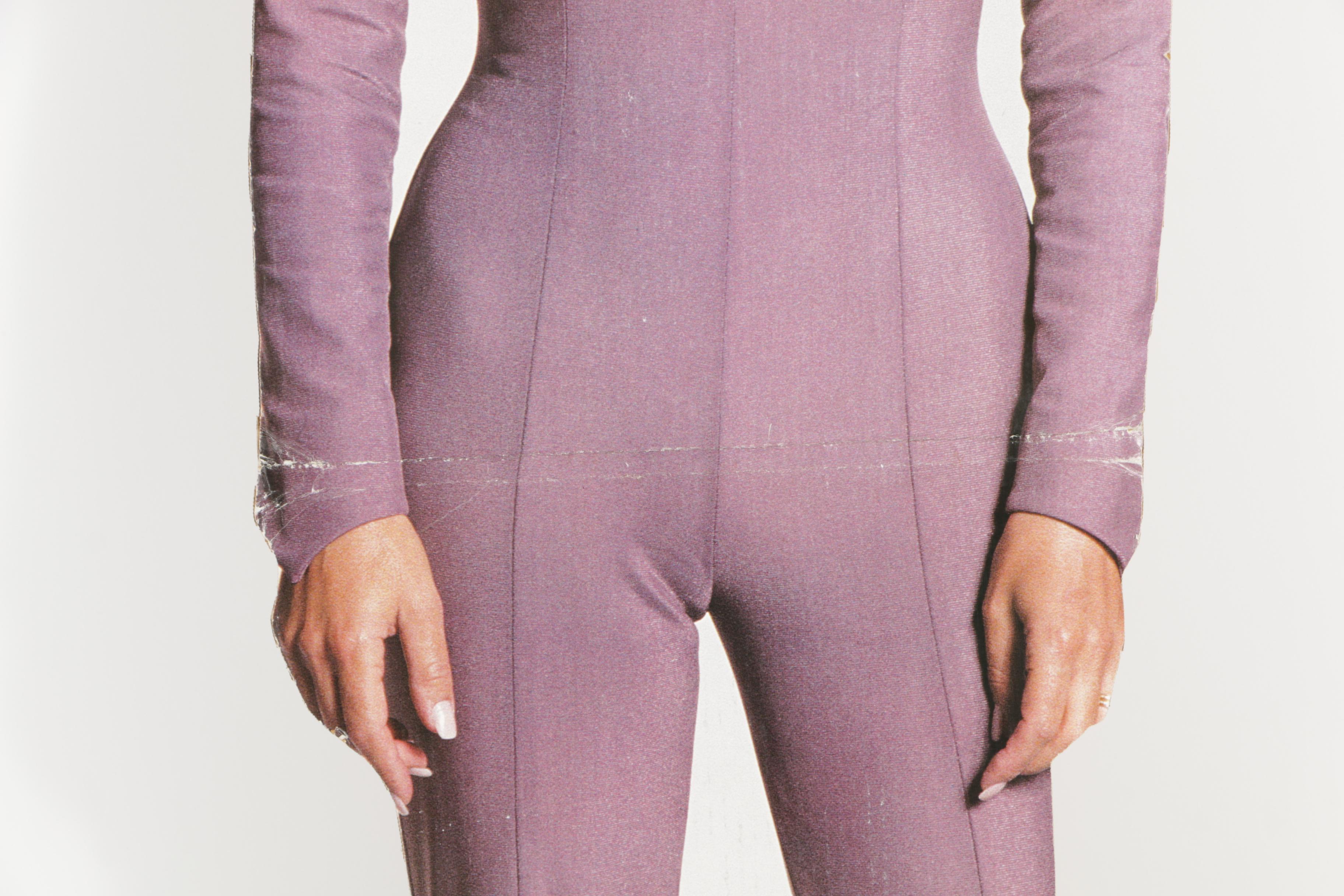 Standee of Deanna Troi from "Star Trek: The Next Generation"