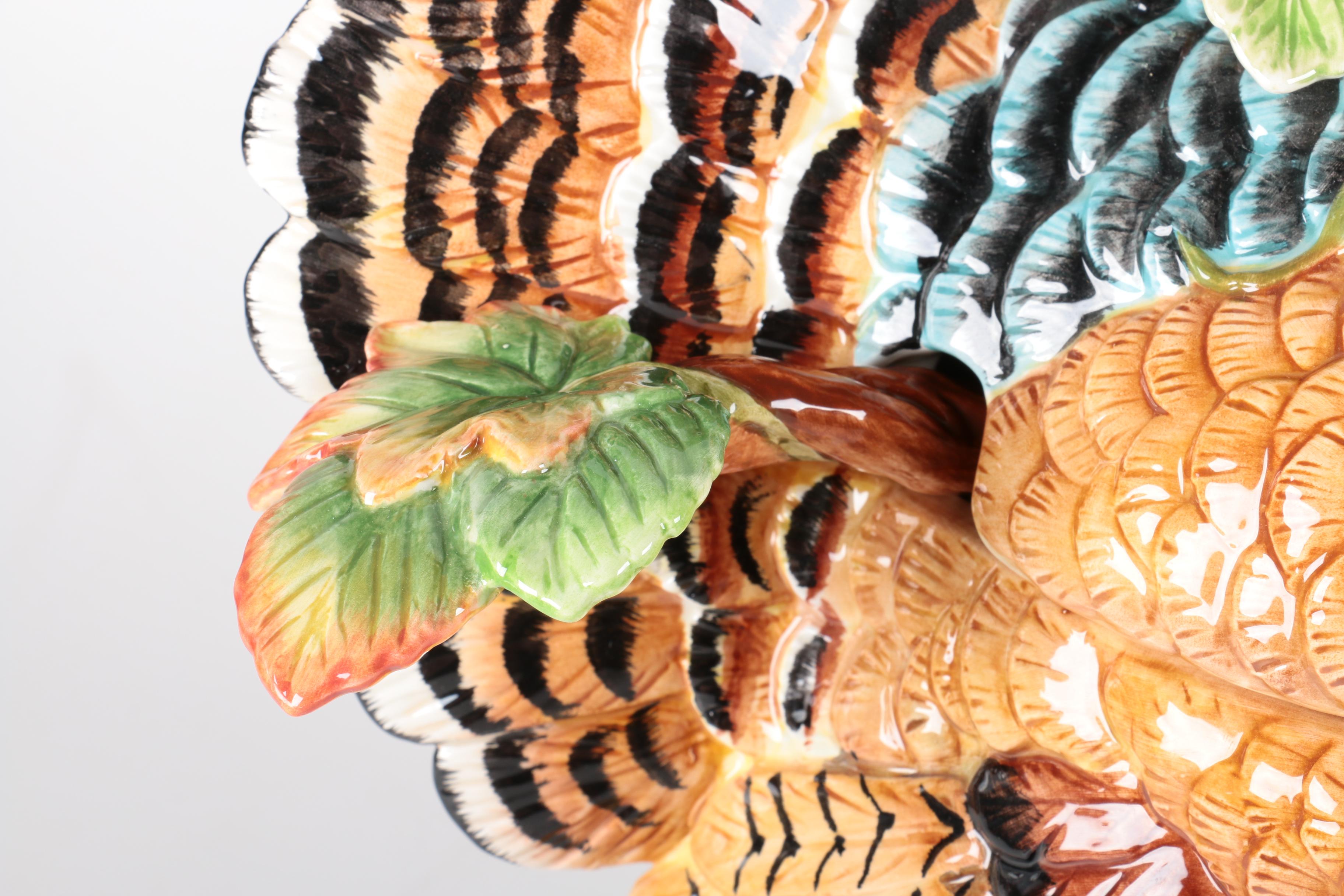 Fitz and Floyd Turkey-Shaped Ceramic Soup Tureen