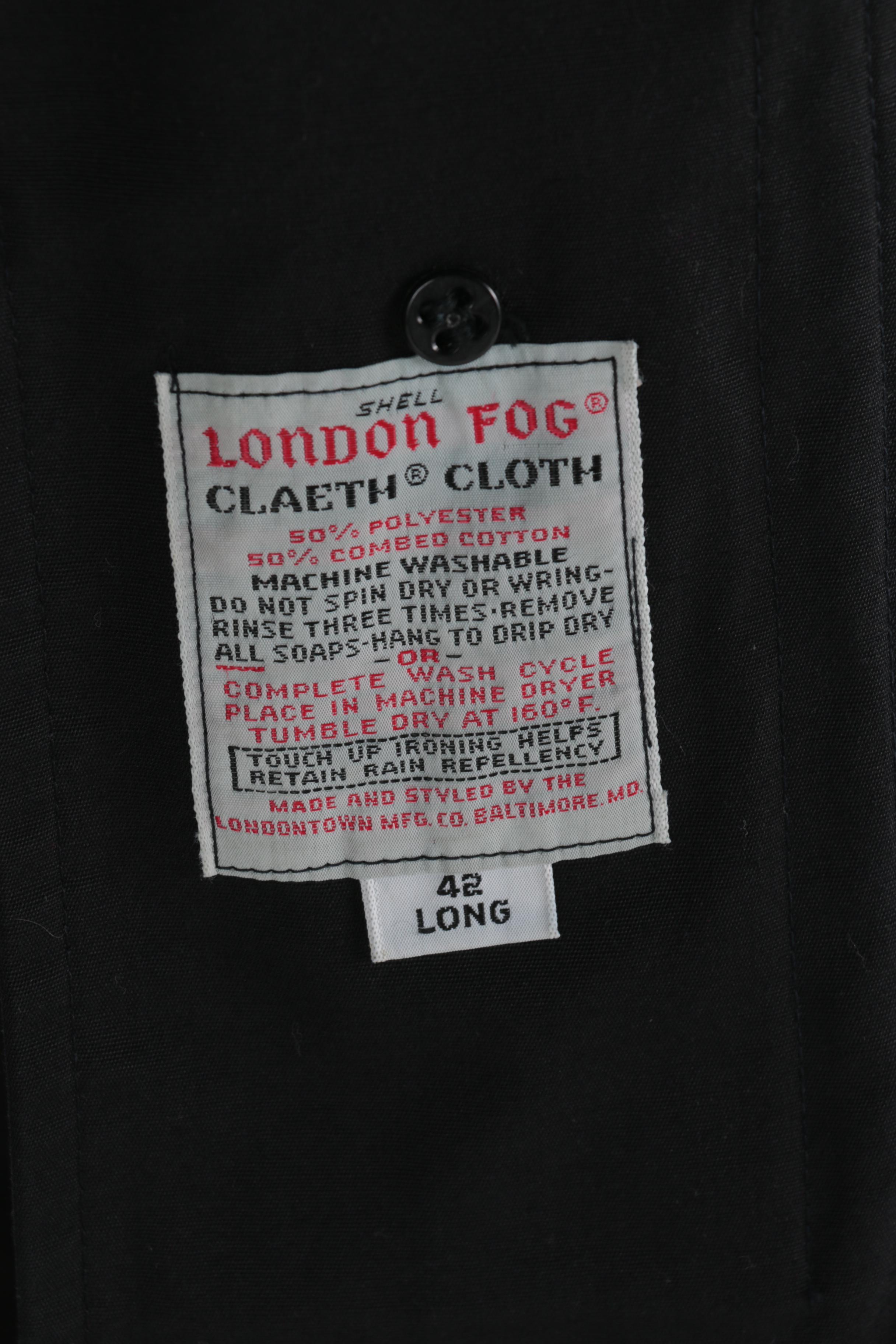 Men's London Fog Trench Coat