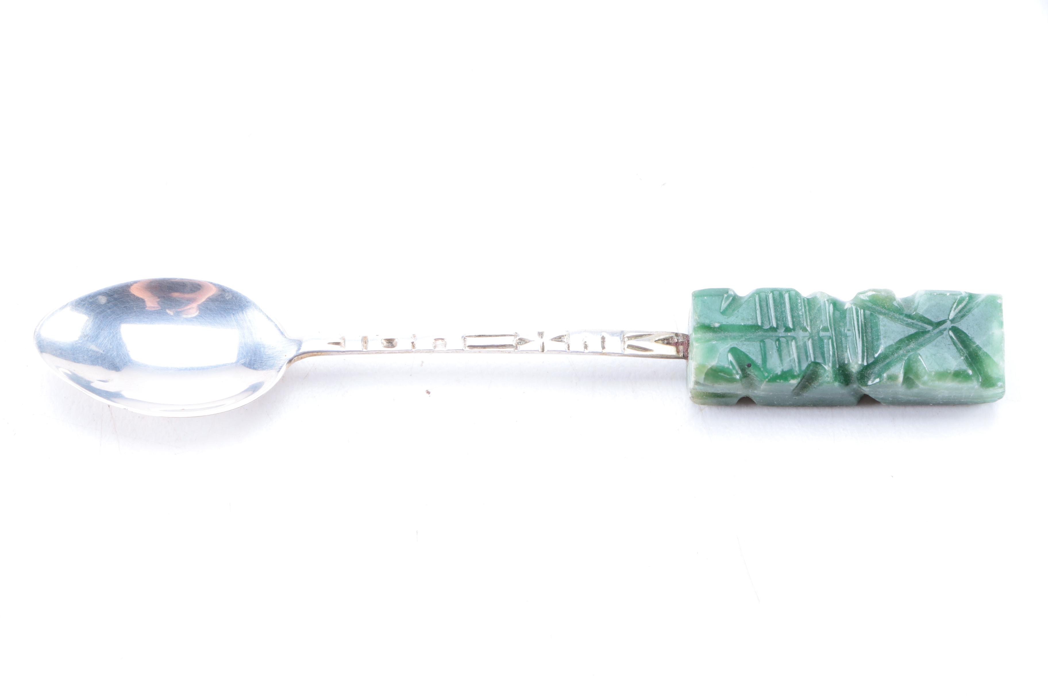 Sterling Silver Shakers and Mexican Sterling Spoon
