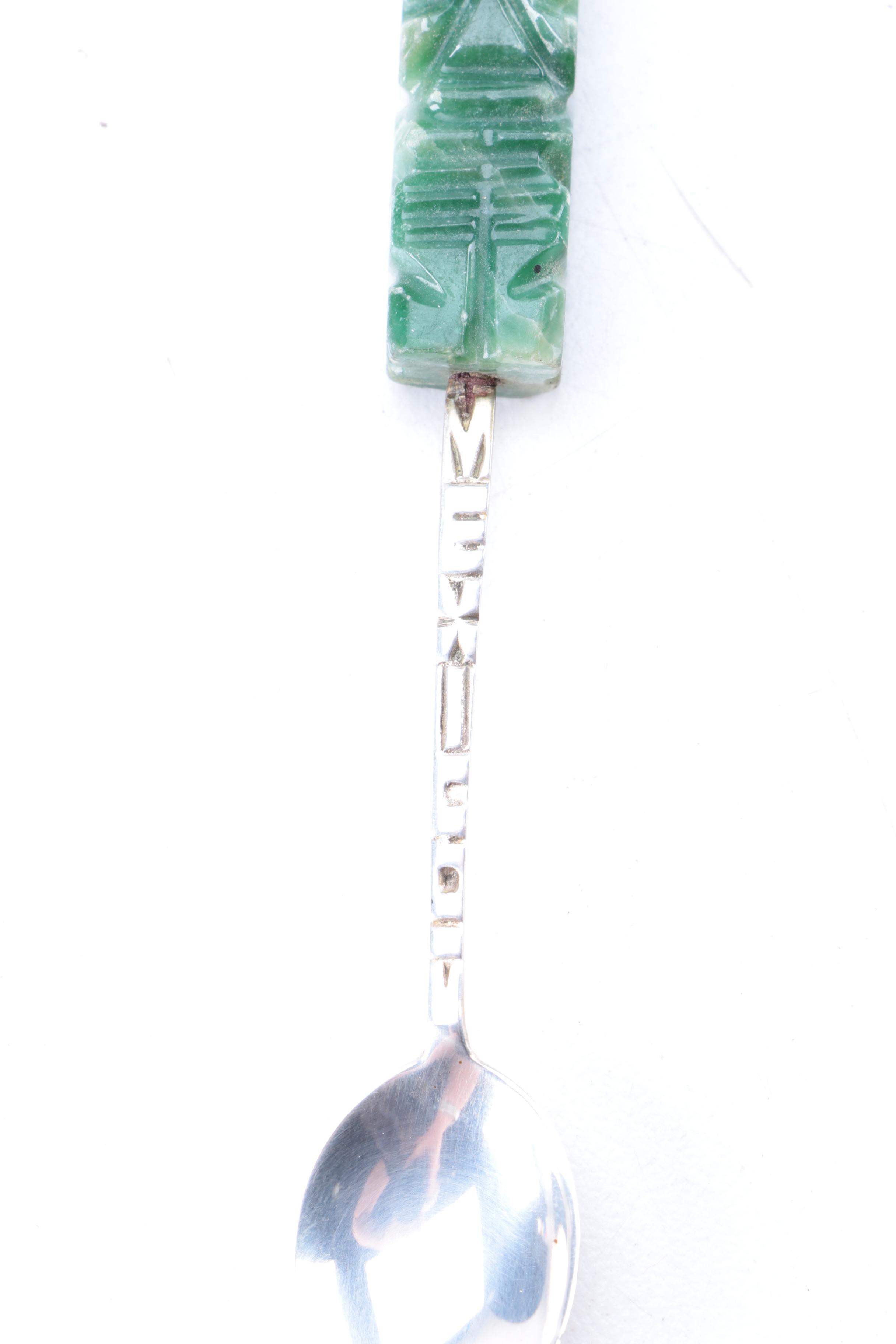 Sterling Silver Shakers and Mexican Sterling Spoon