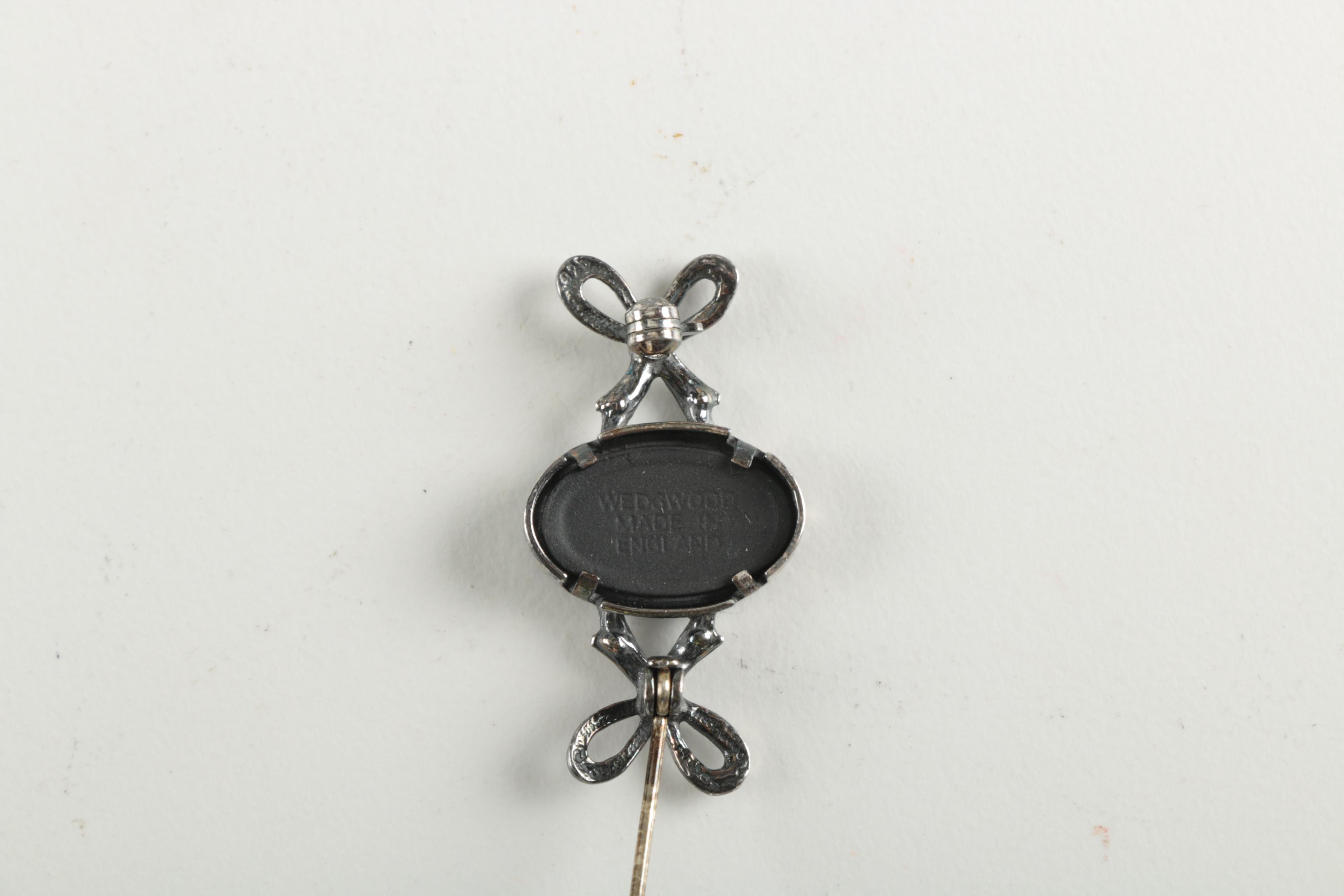 Wedgwood Sterling Silver and Jasperware Brooch