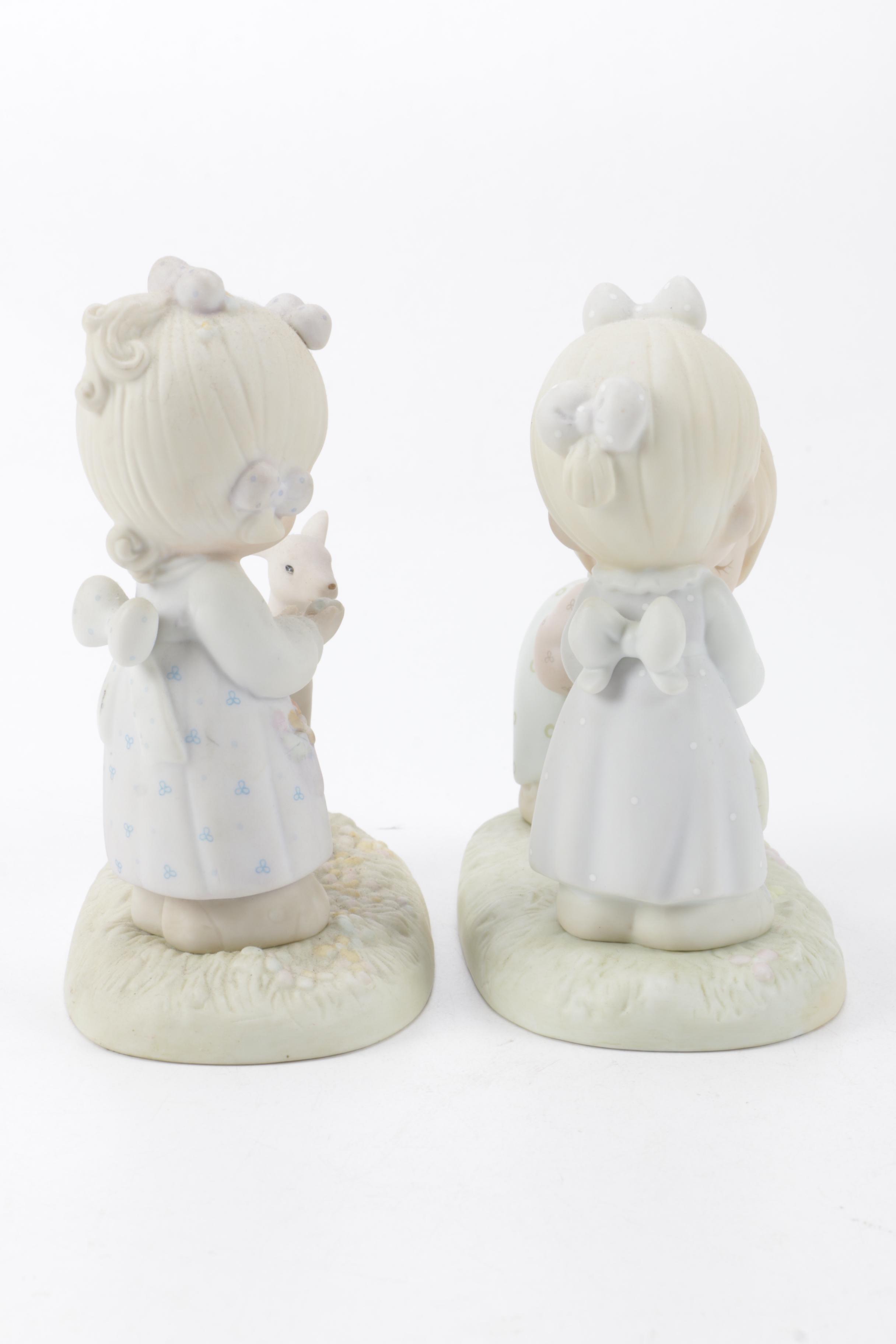 A Collection of Precious Moments Figurines