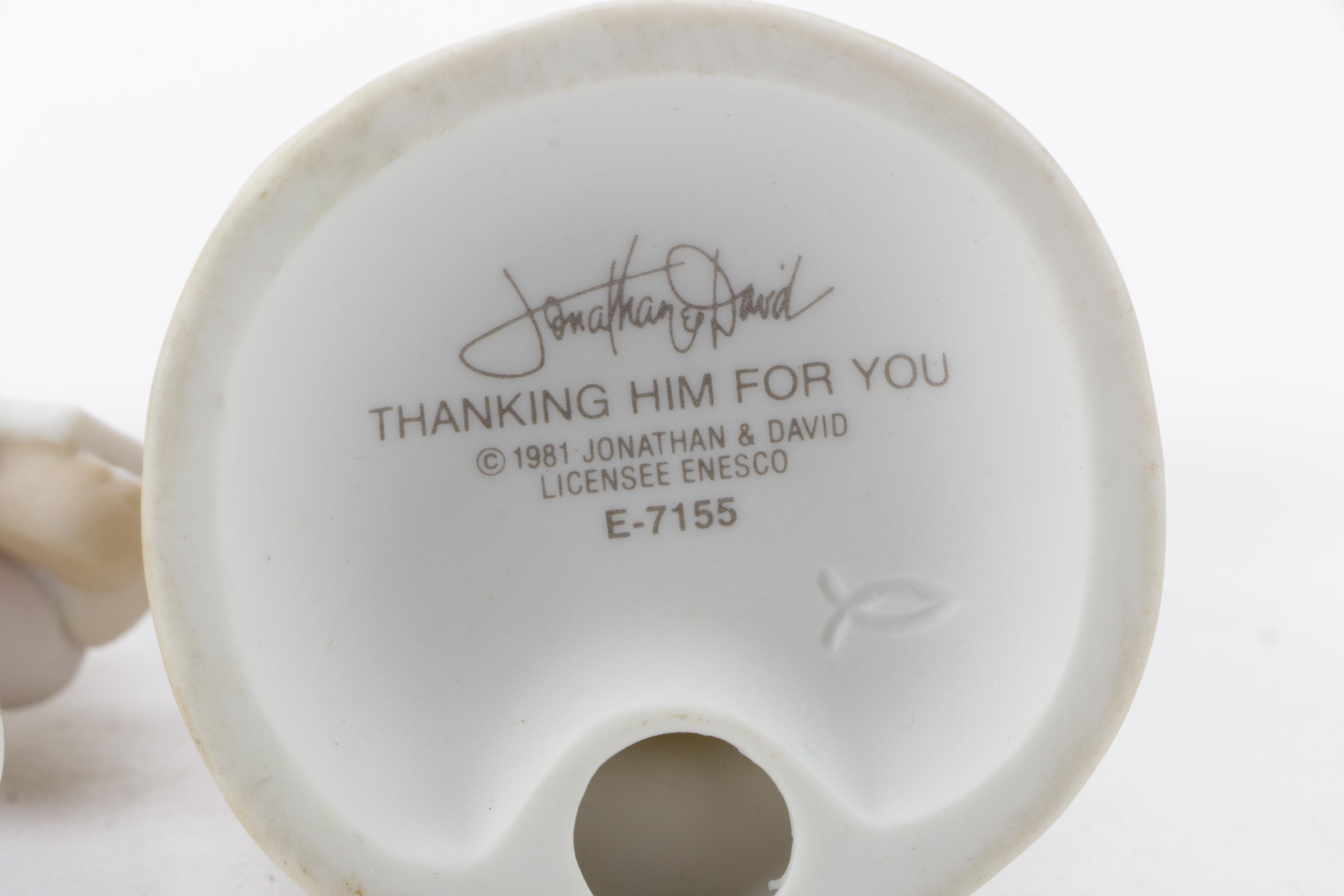 A Collection of Precious Moments Figurines