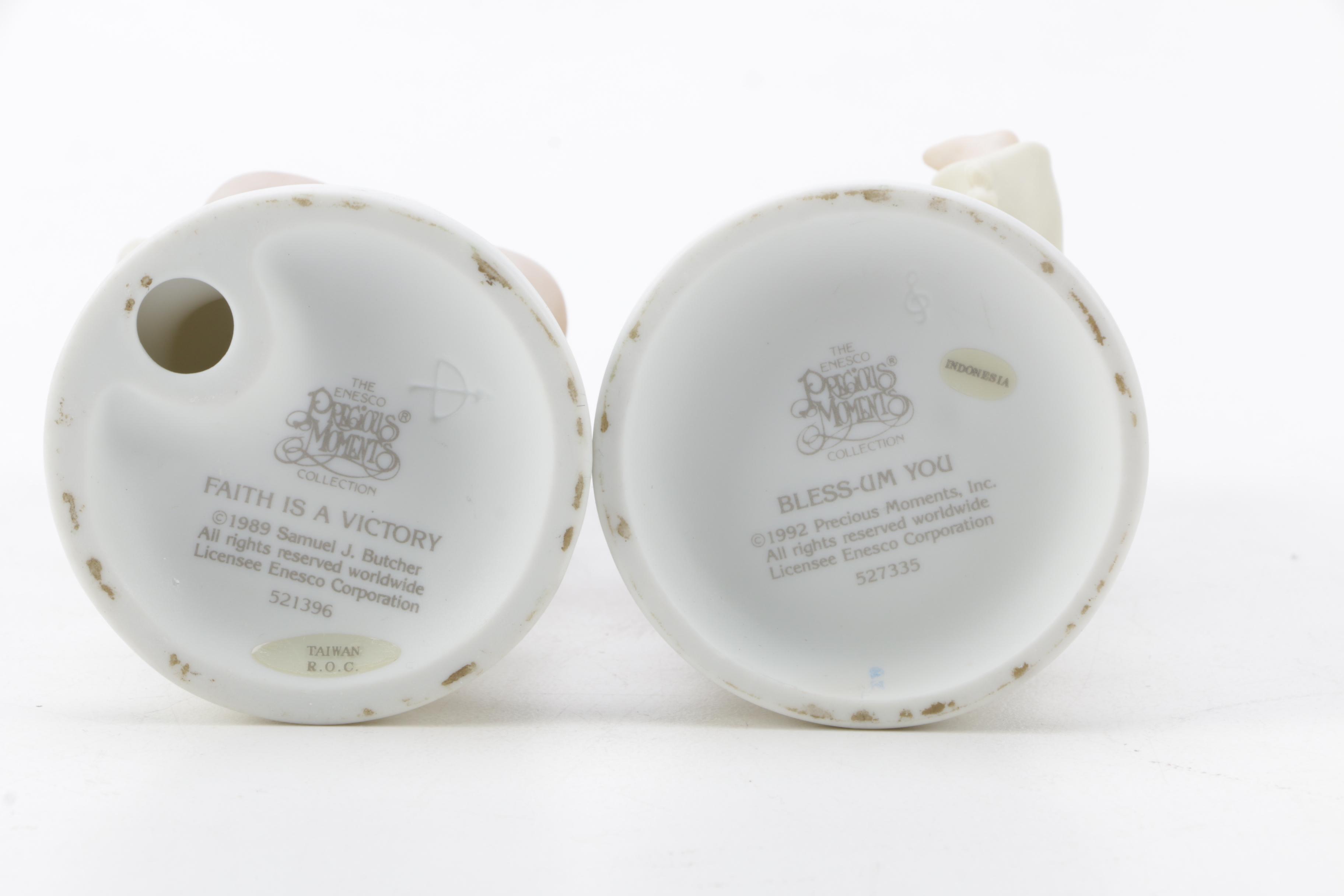 A Collection of Precious Moments Figurines