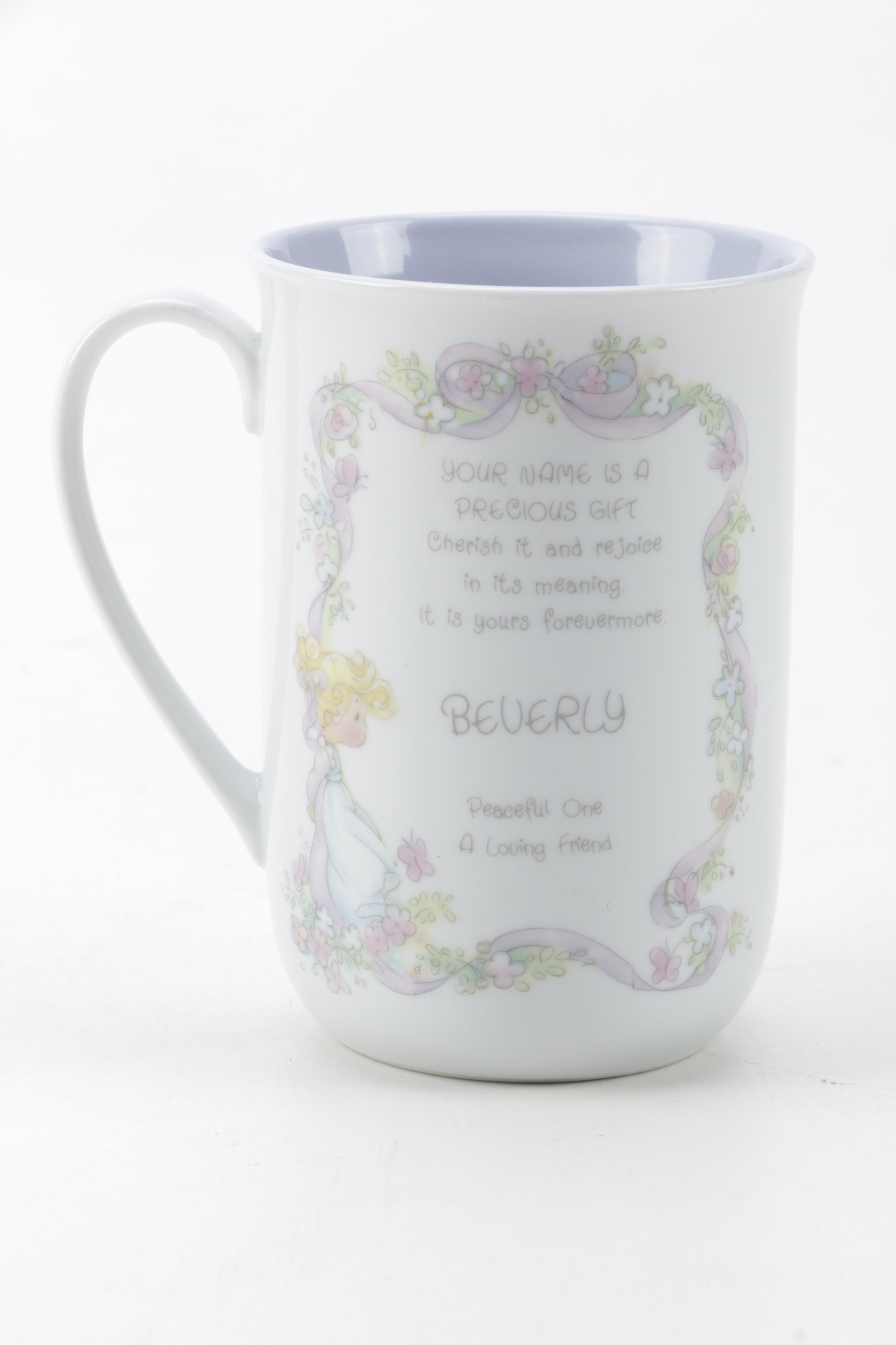 A Collection of Precious Moments Figurines