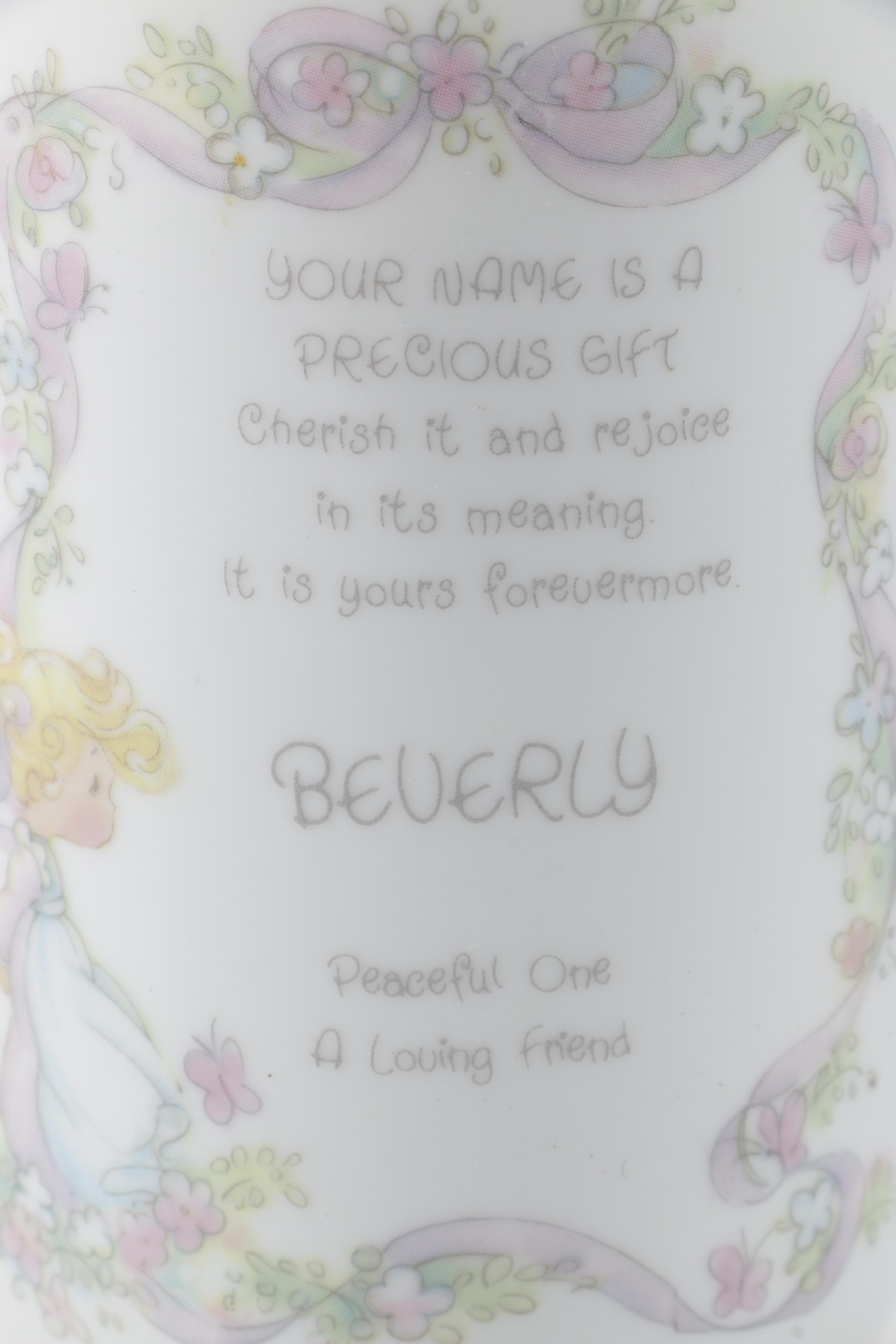 A Collection of Precious Moments Figurines