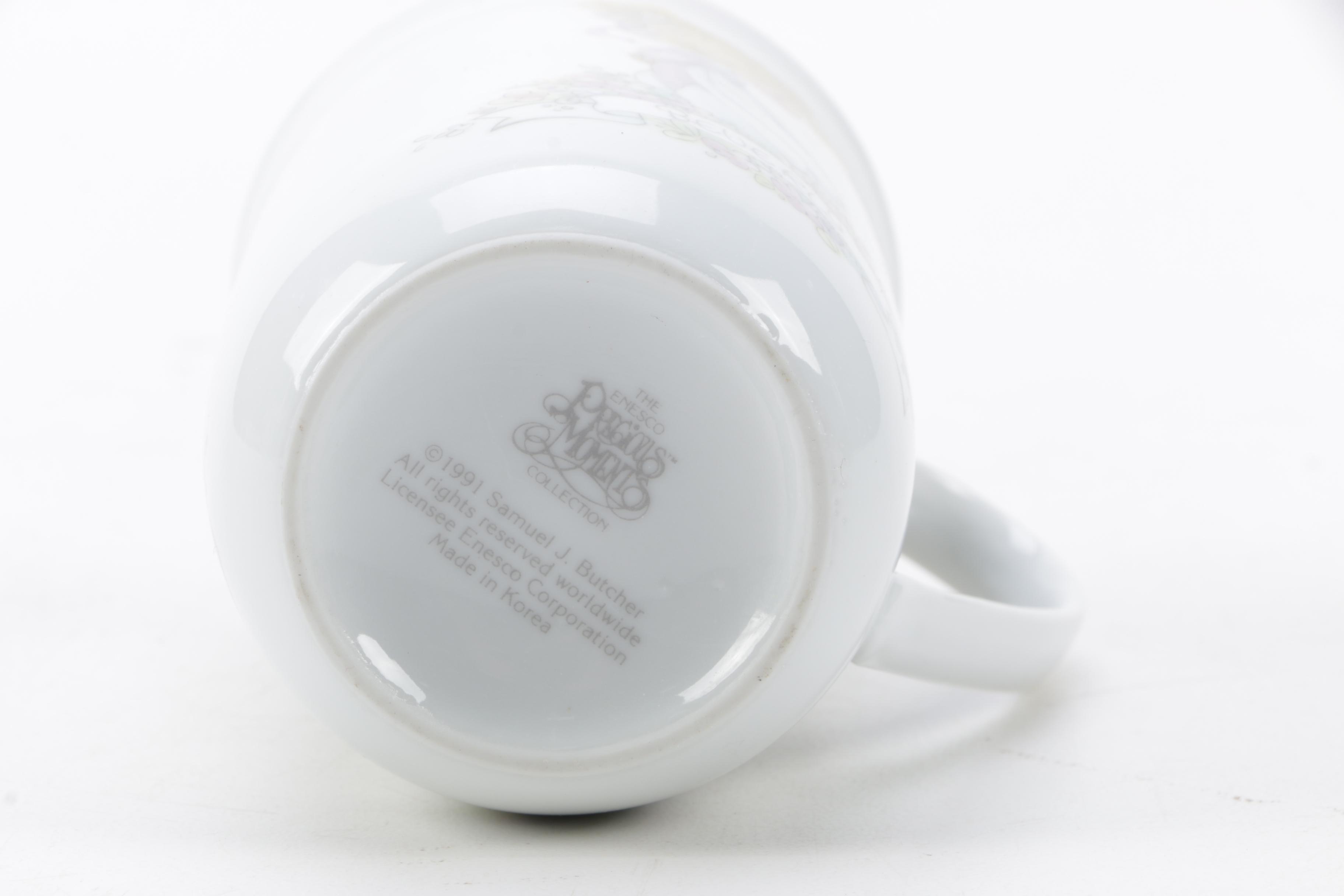 A Collection of Precious Moments Figurines