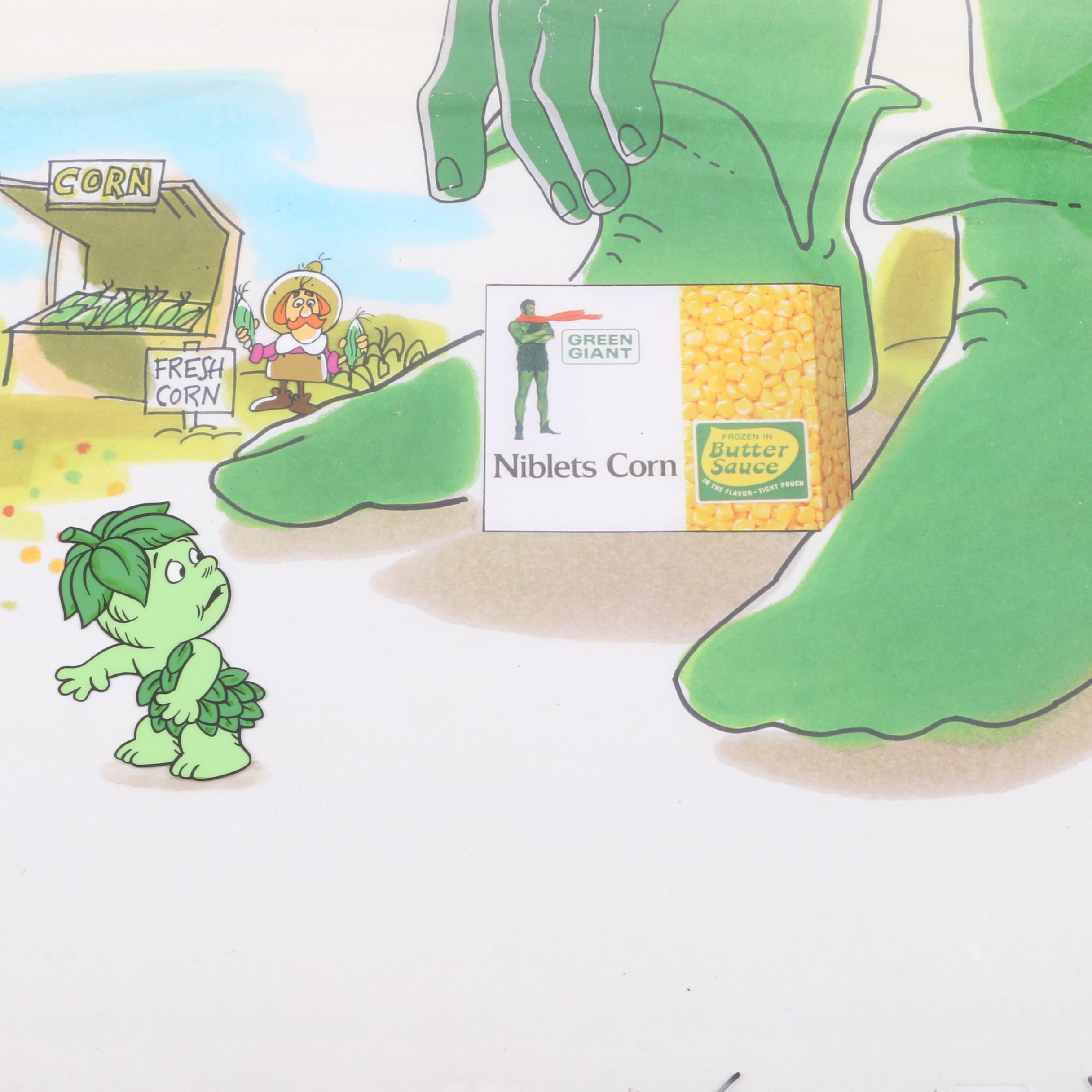 Production Sericel "Green Giant Television Commercial, Circa 1968"