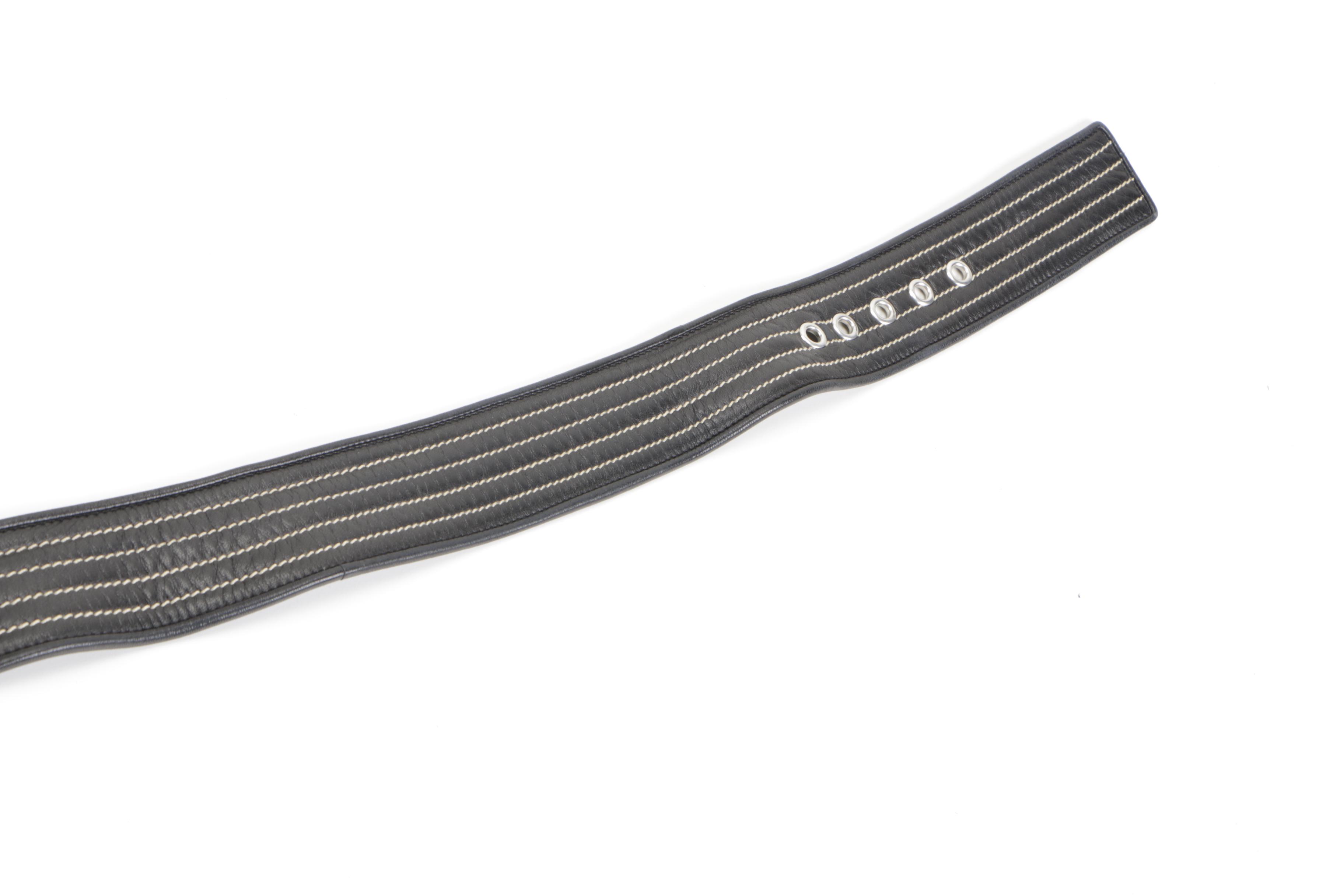 Prada Black Leather Belt