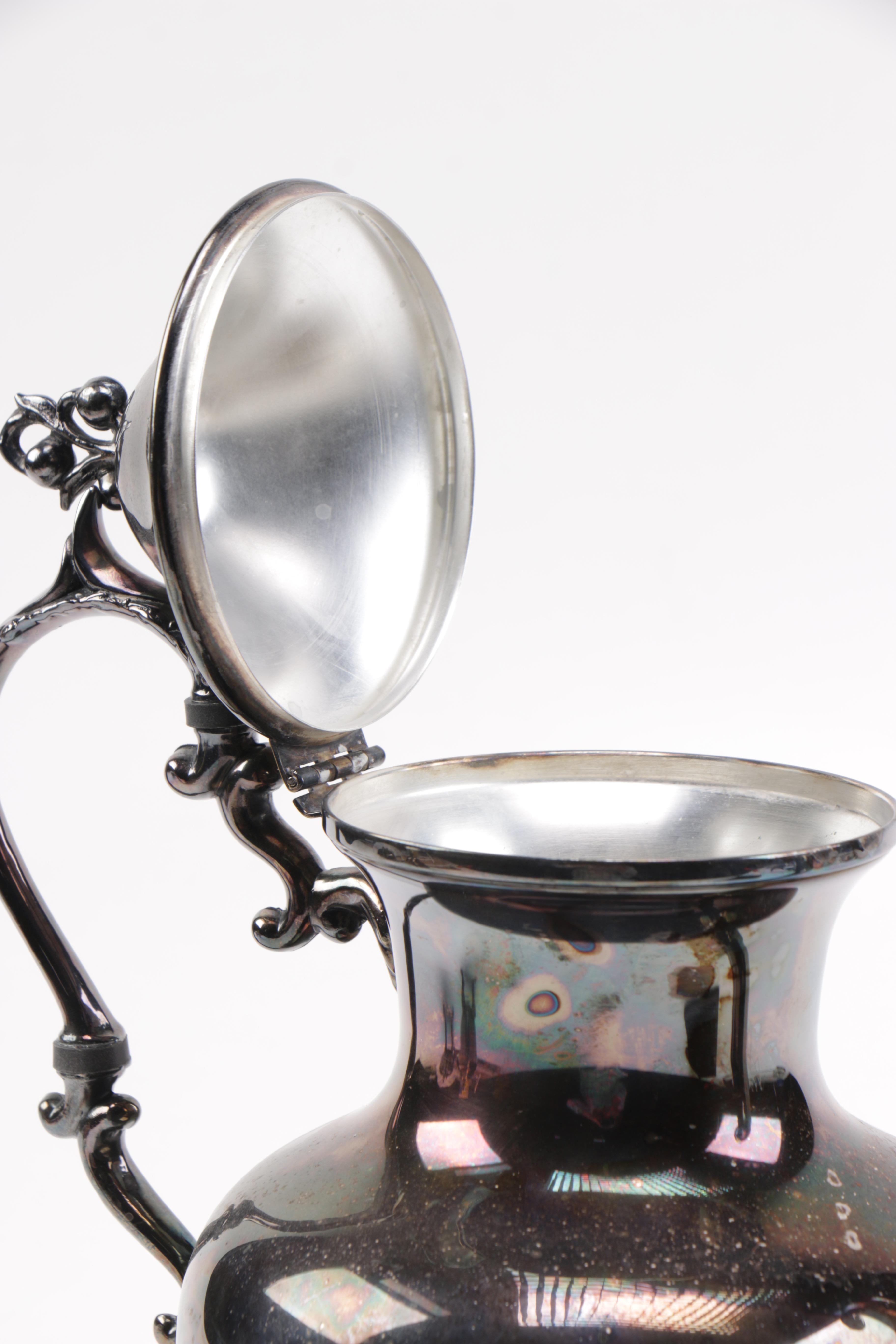 Birmingham Silver Co. Silver Plate Coffee Service with Platter