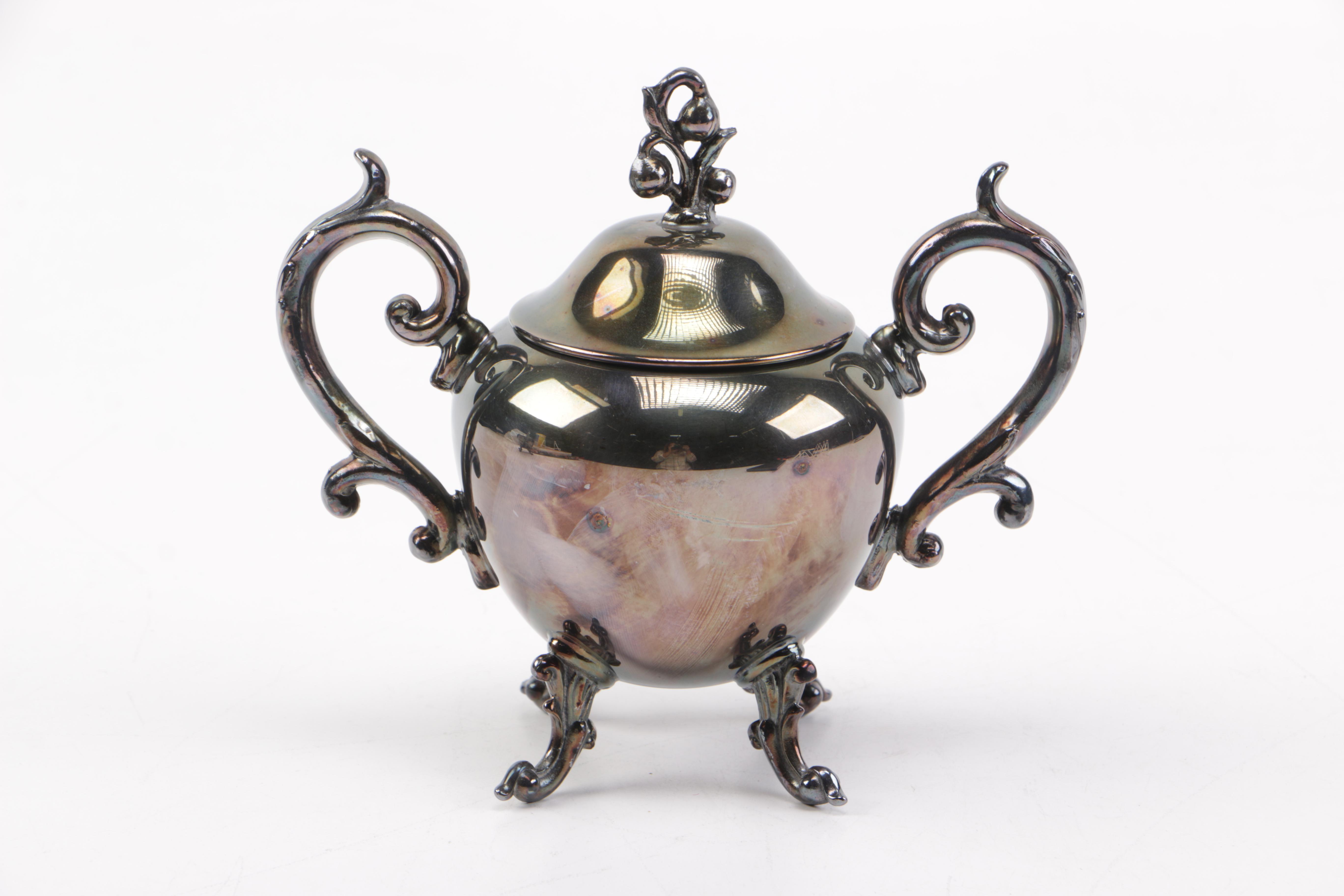 Birmingham Silver Co. Silver Plate Coffee Service with Platter