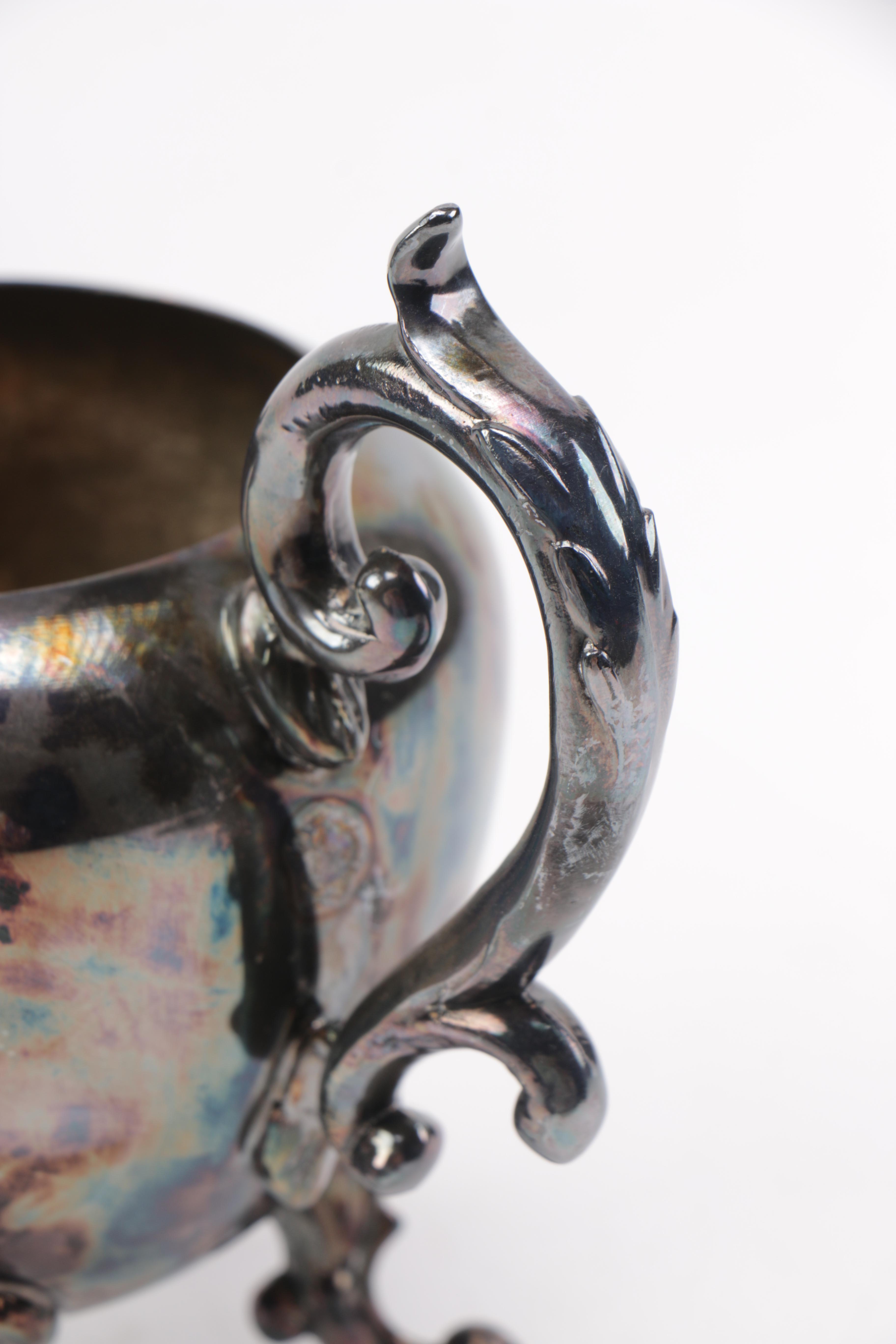 Birmingham Silver Co. Silver Plate Coffee Service with Platter