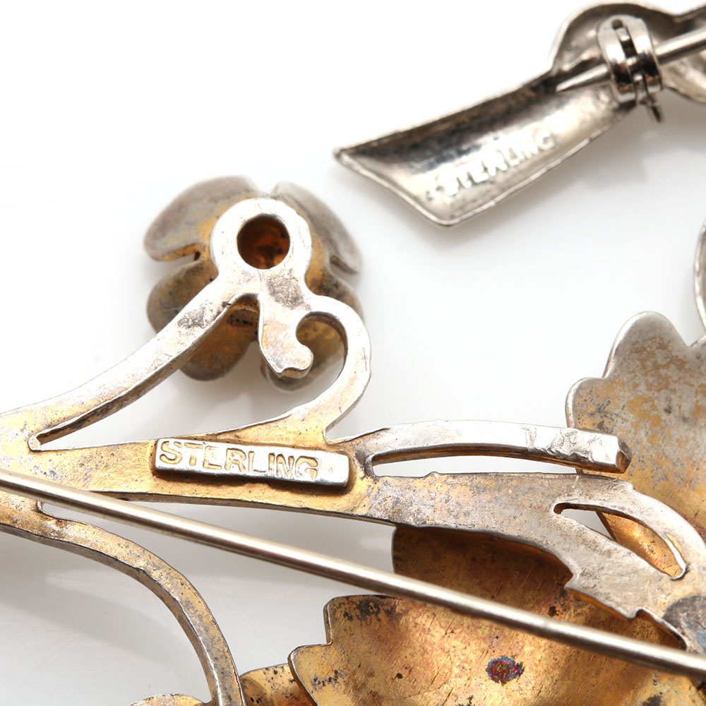 Sterling Silver Jewelry Assortment Including Milor