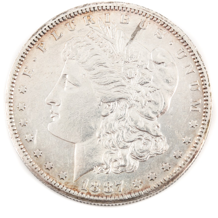 1887 S Silver Morgan Dollar