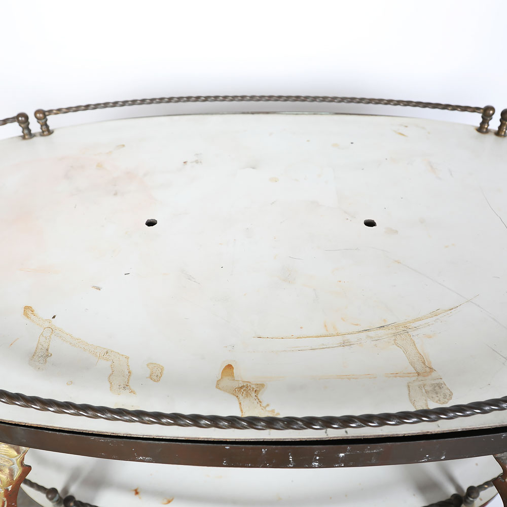 Mid-Century Rococo Style Bar Cart