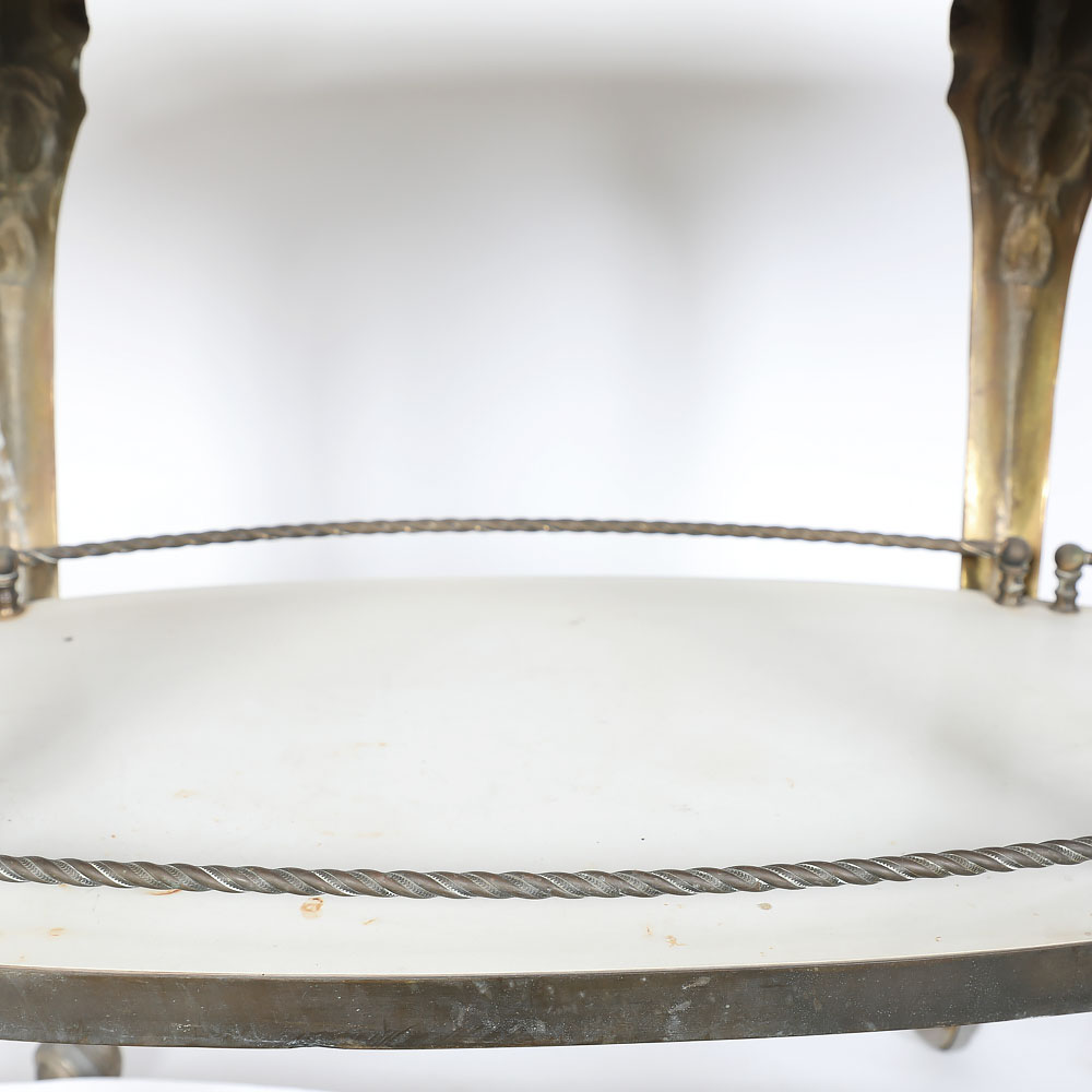 Mid-Century Rococo Style Bar Cart