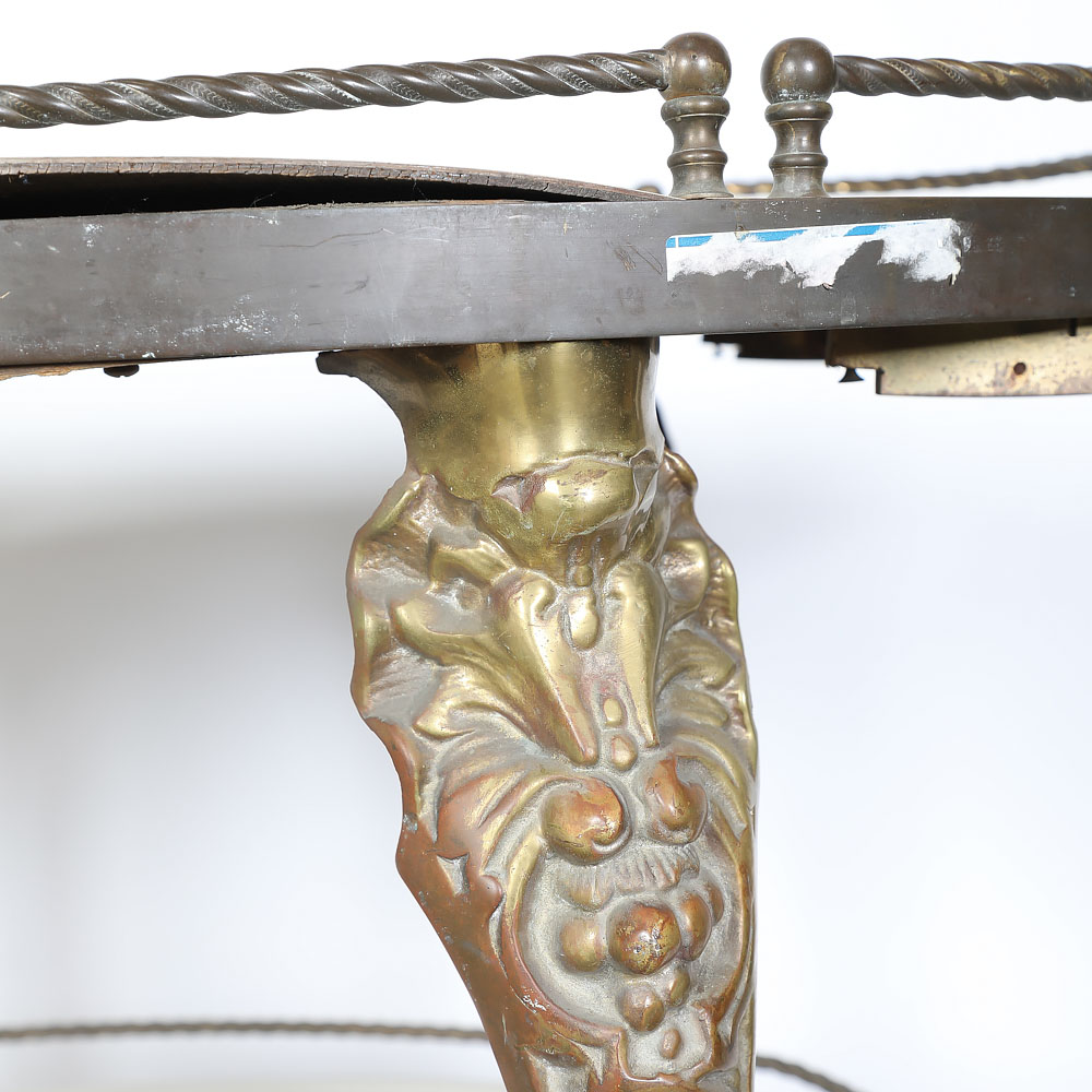 Mid-Century Rococo Style Bar Cart