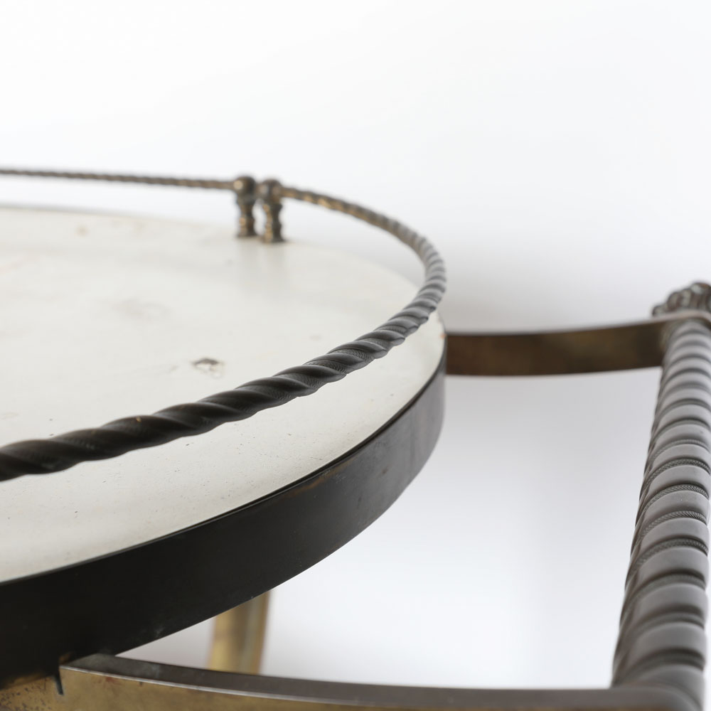 Mid-Century Rococo Style Bar Cart