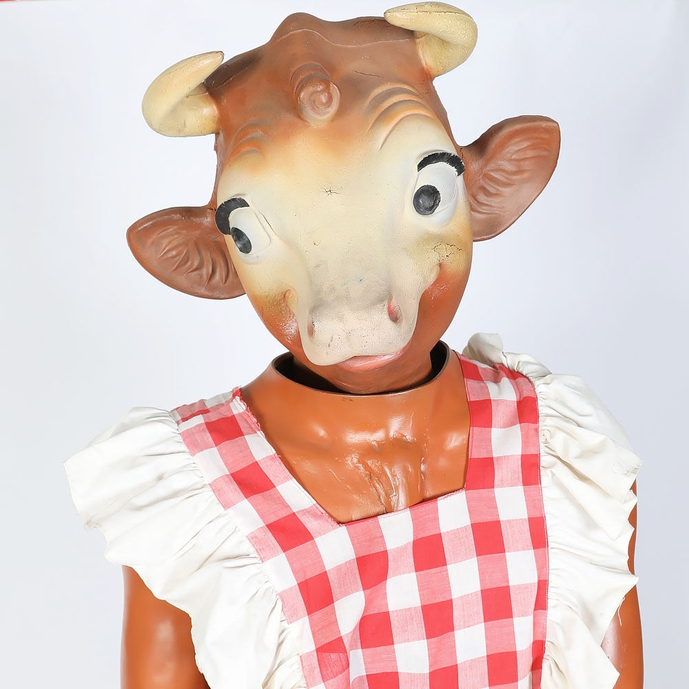 Electric Advertising Statue of Elsie The Cow