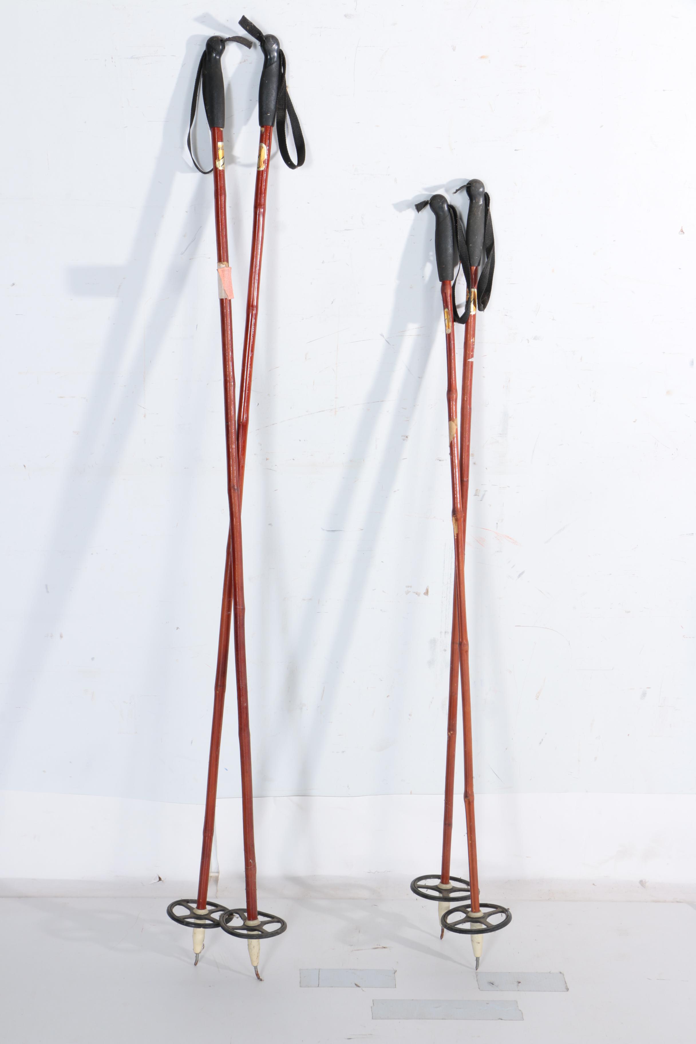 Vintage Cross Country Skis and Accessories