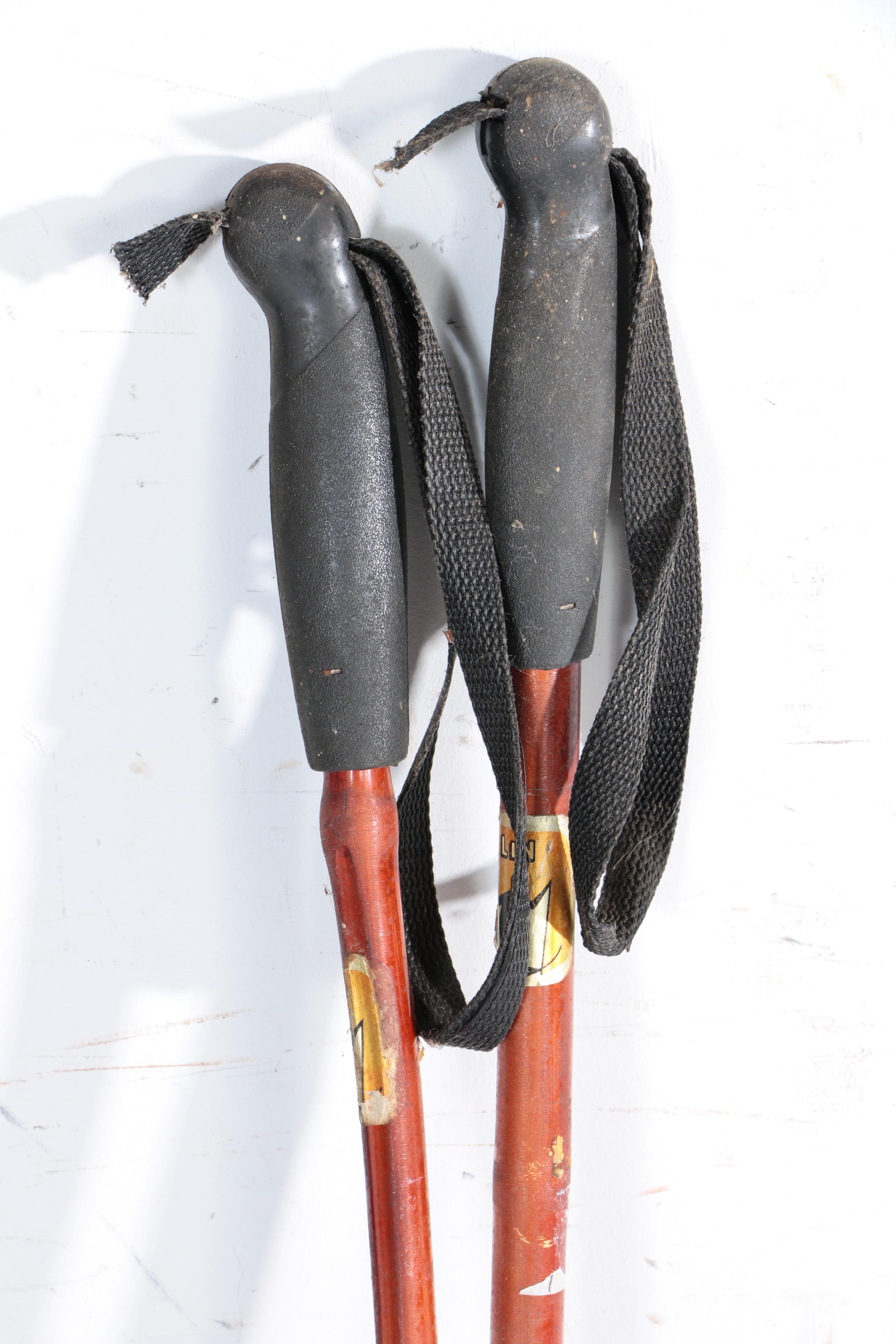 Vintage Cross Country Skis and Accessories