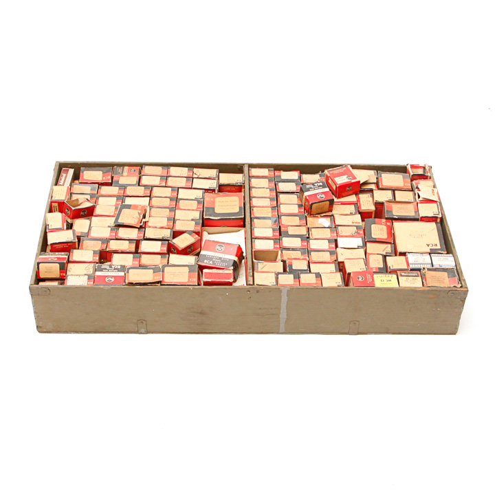 Collection of Vintage RCA Television Parts