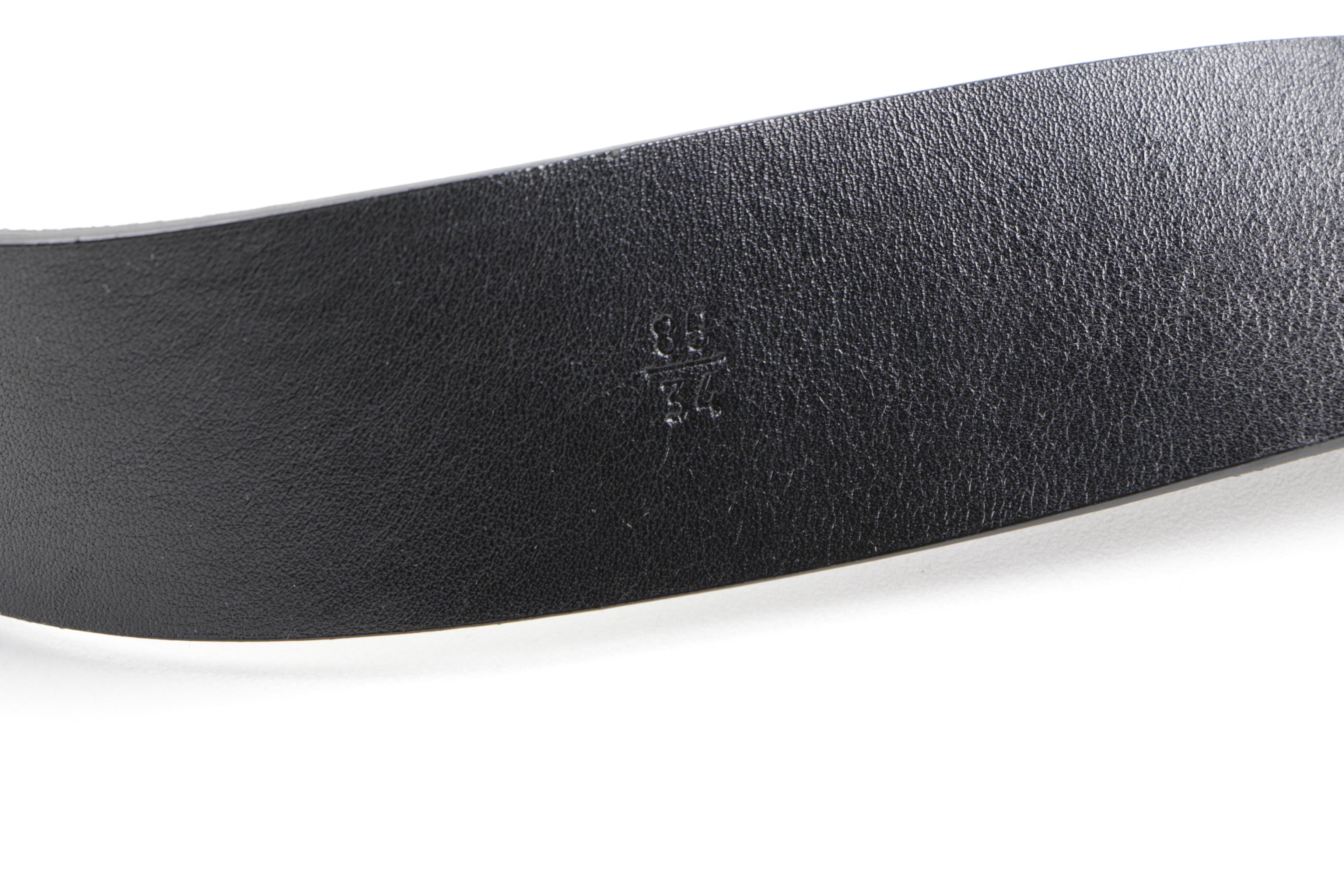 Prada Black Leather Belt