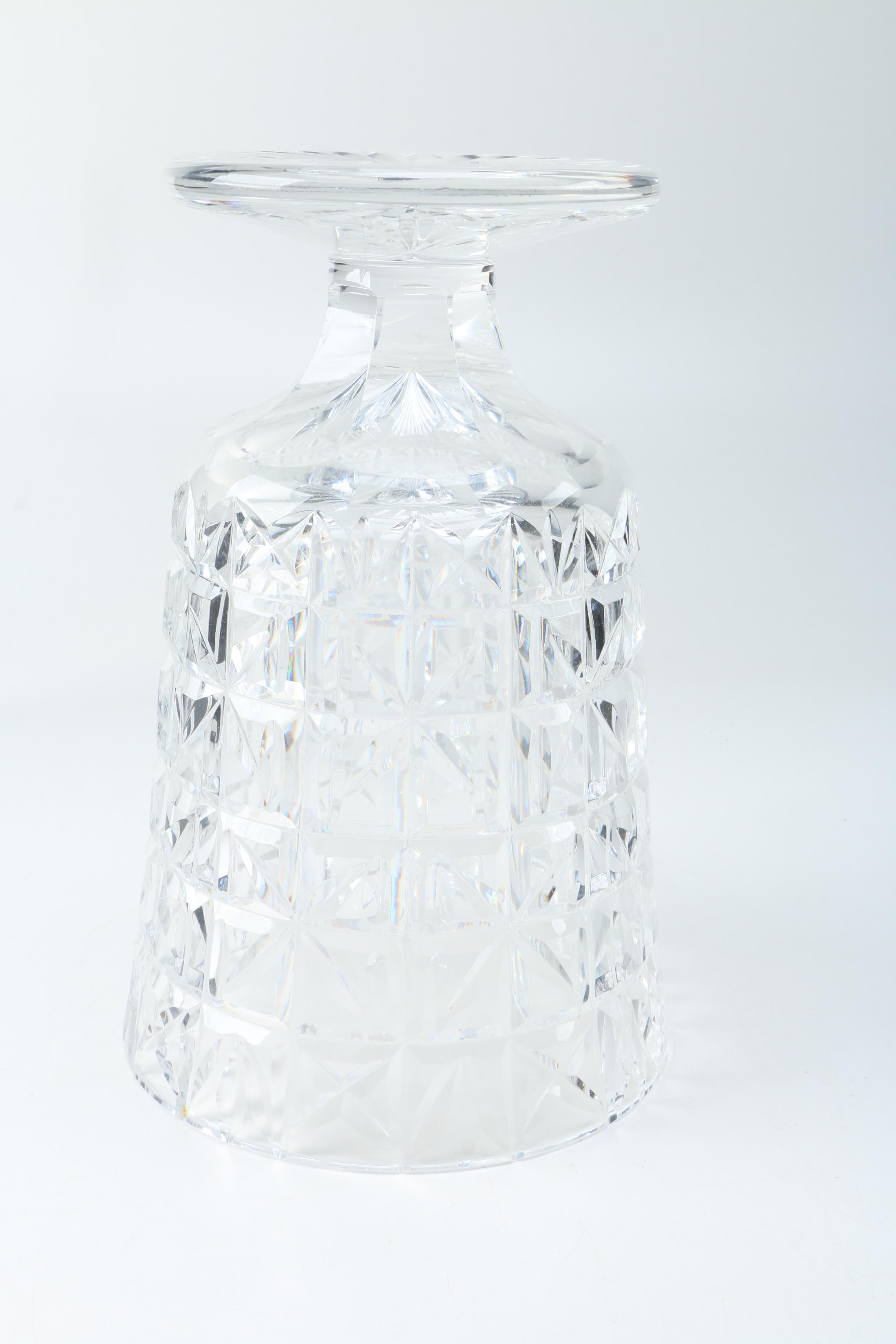 Waterford Crystal Large Footed Vase