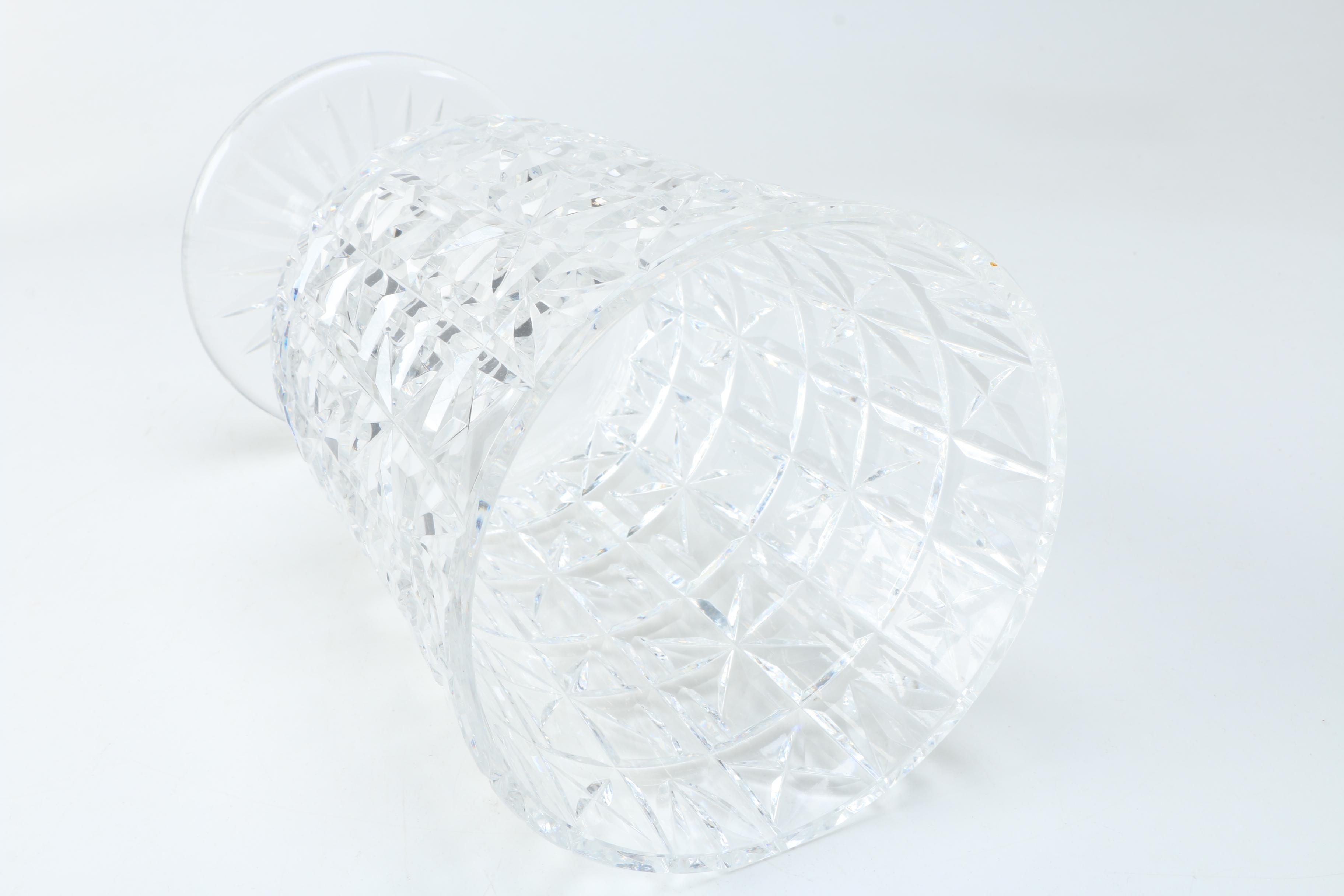 Waterford Crystal Large Footed Vase